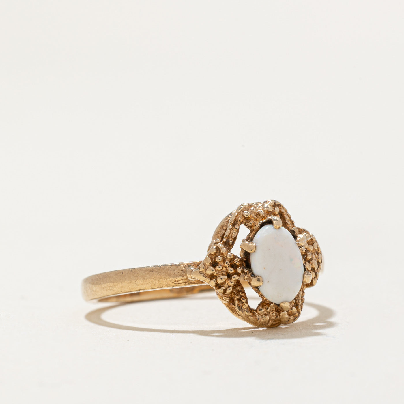 High Set Opal Ring | 0.20ct | SZ 5.75 |