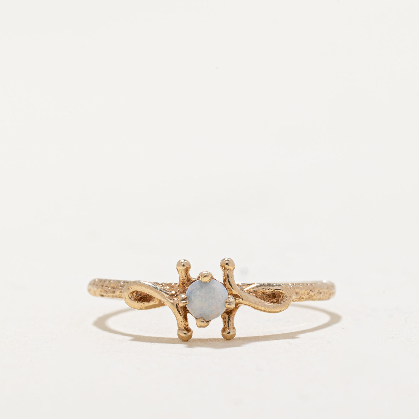 Bague en opale | 0,03 ct | Taille 3,75 |