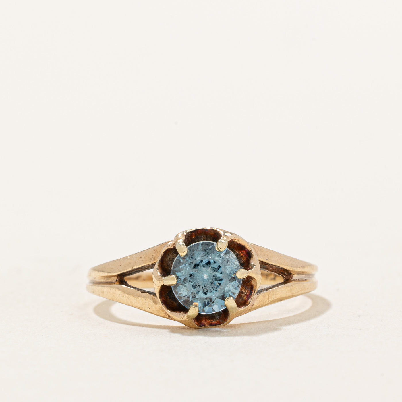 Claw Set Synthetic Spinel Ring | 0.50ct | SZ 4.25 |