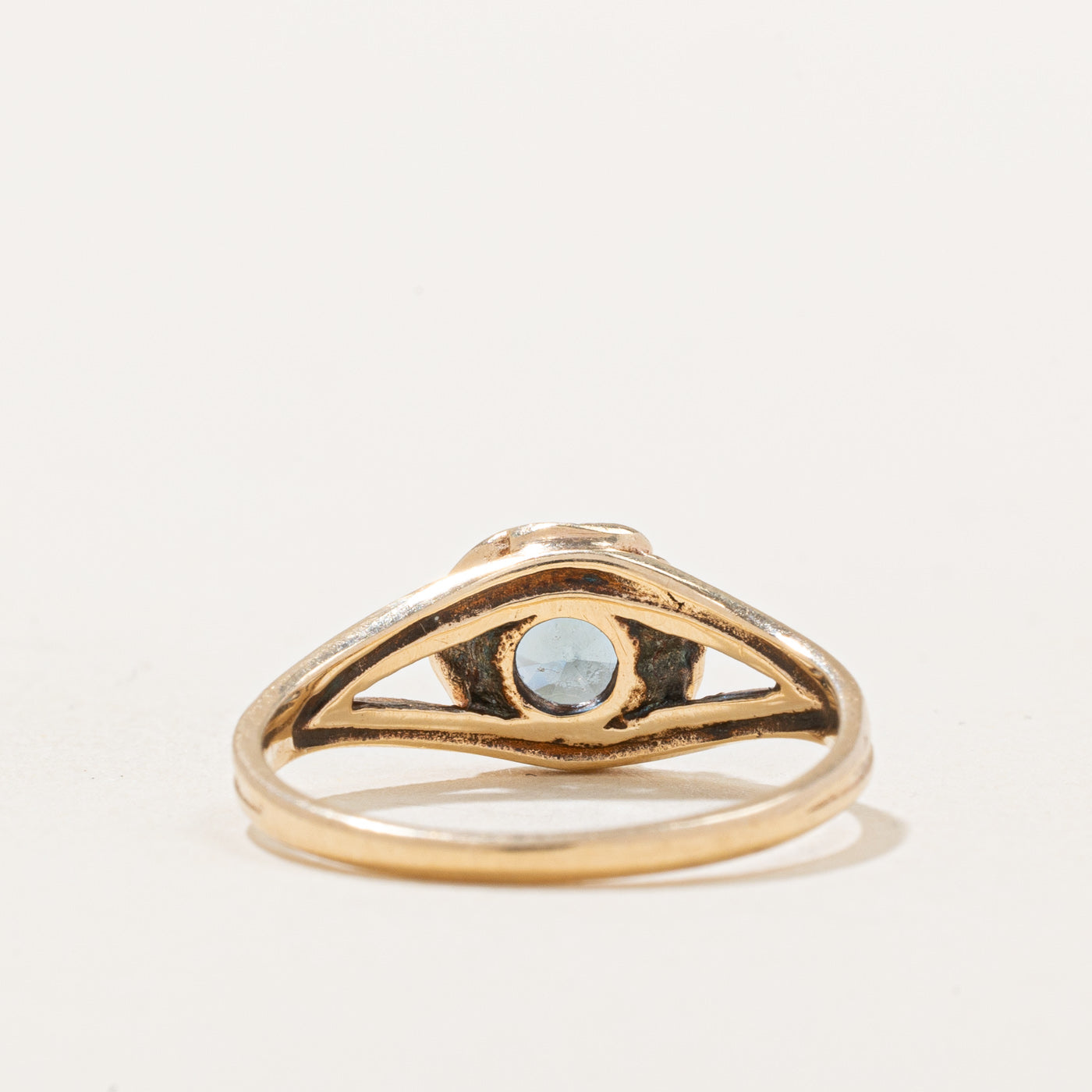 Claw Set Synthetic Spinel Ring | 0.50ct | SZ 4.25 |