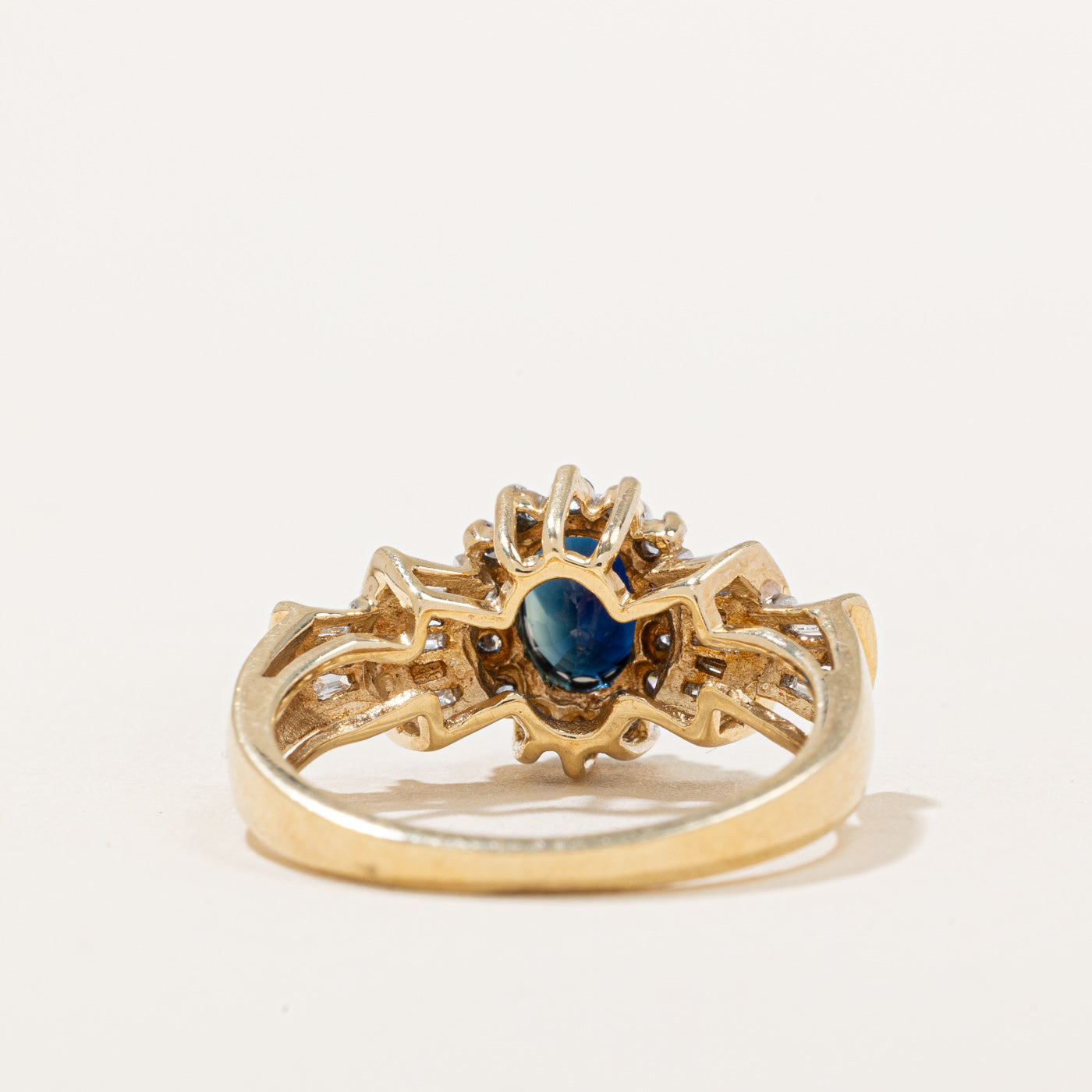 Sapphire & Diamond Ring | 1.20ct, 0.17ctw | SZ 7 |