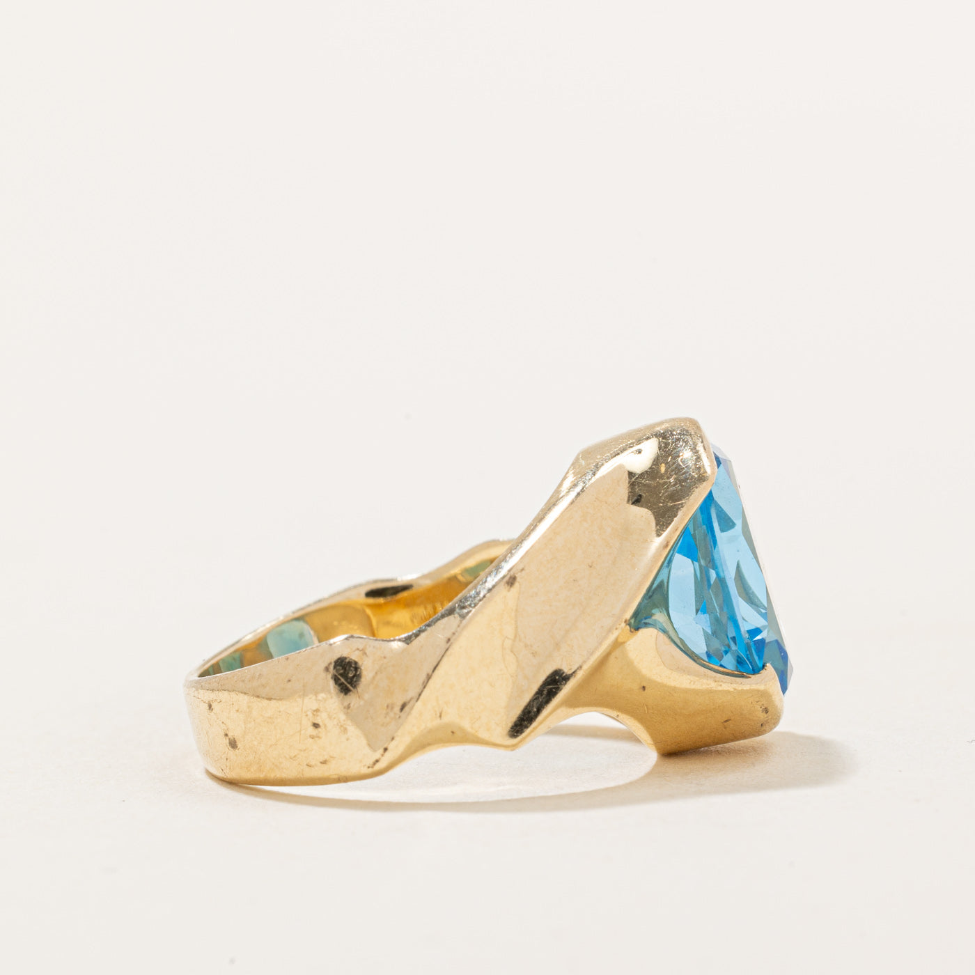 Tension Set Topaz Ring | 4.50ct | SZ 6.25 |