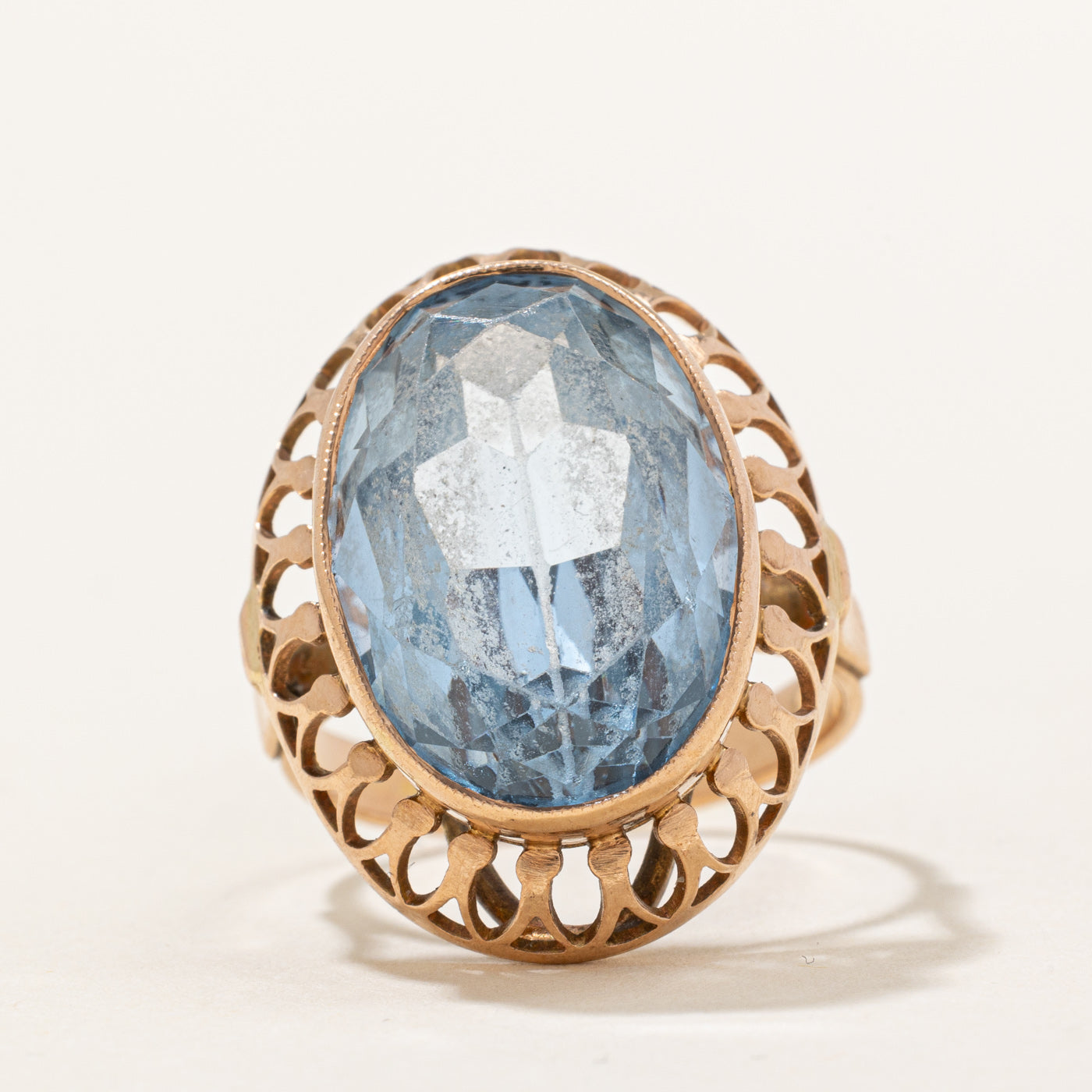Synthetic Spinel Cocktail Ring | 12.00ct | SZ 7 |