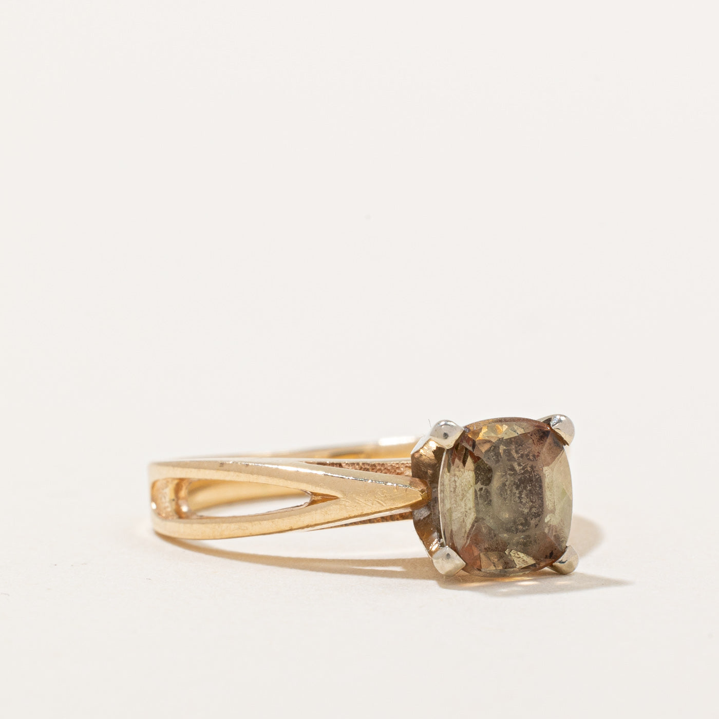 Bague en andalousie sertie haut | 1,00 ct | Taille 4,75 |