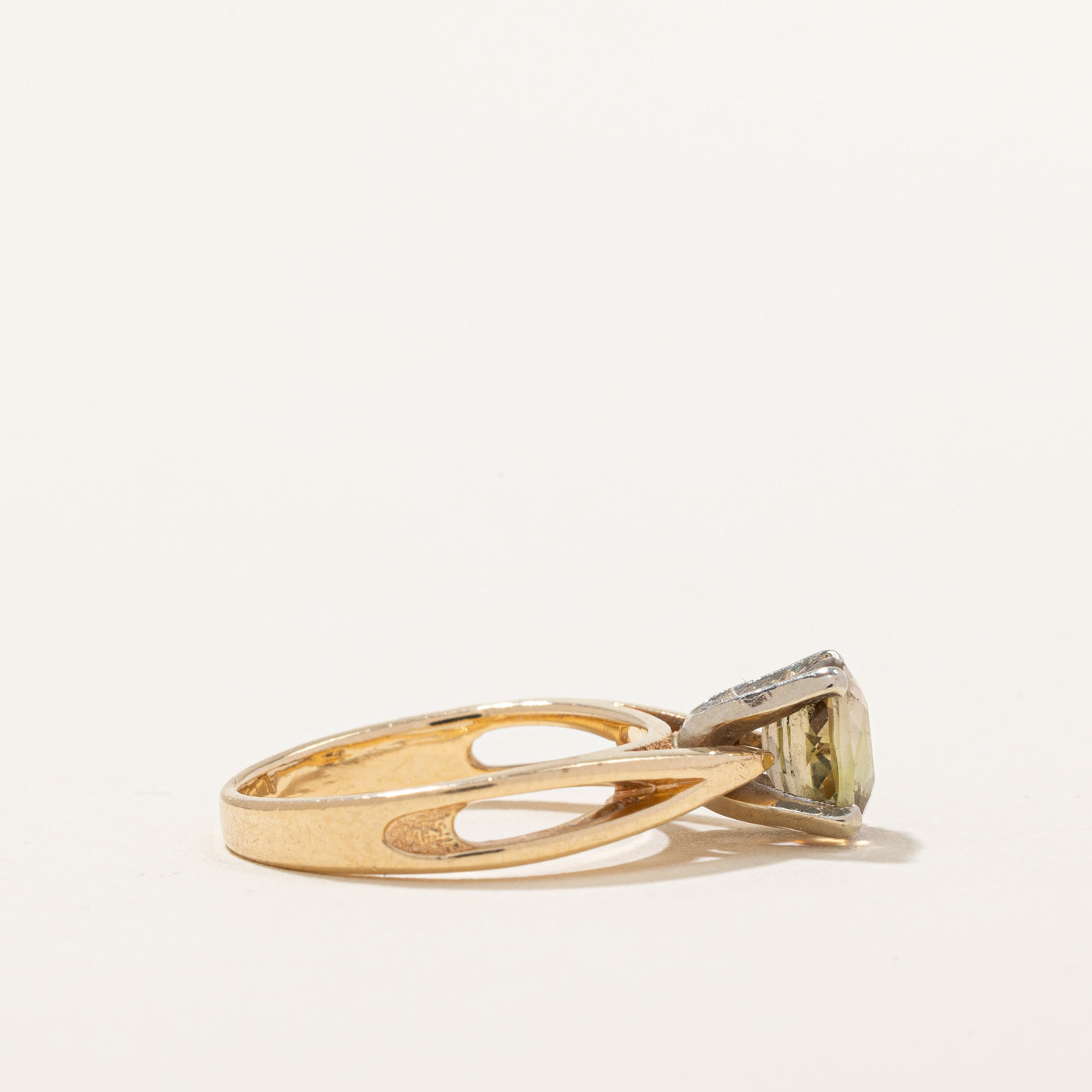 Bague en andalousie sertie haut | 1,00 ct | Taille 4,75 |
