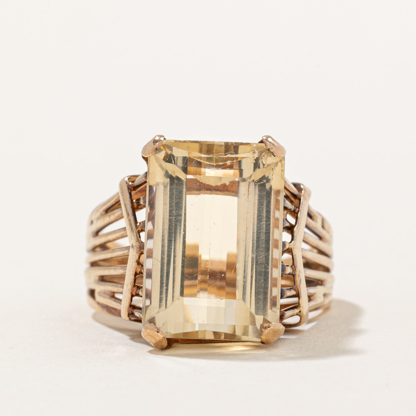 Citrine Cocktail Ring | 8.50ct | SZ 6.5 |