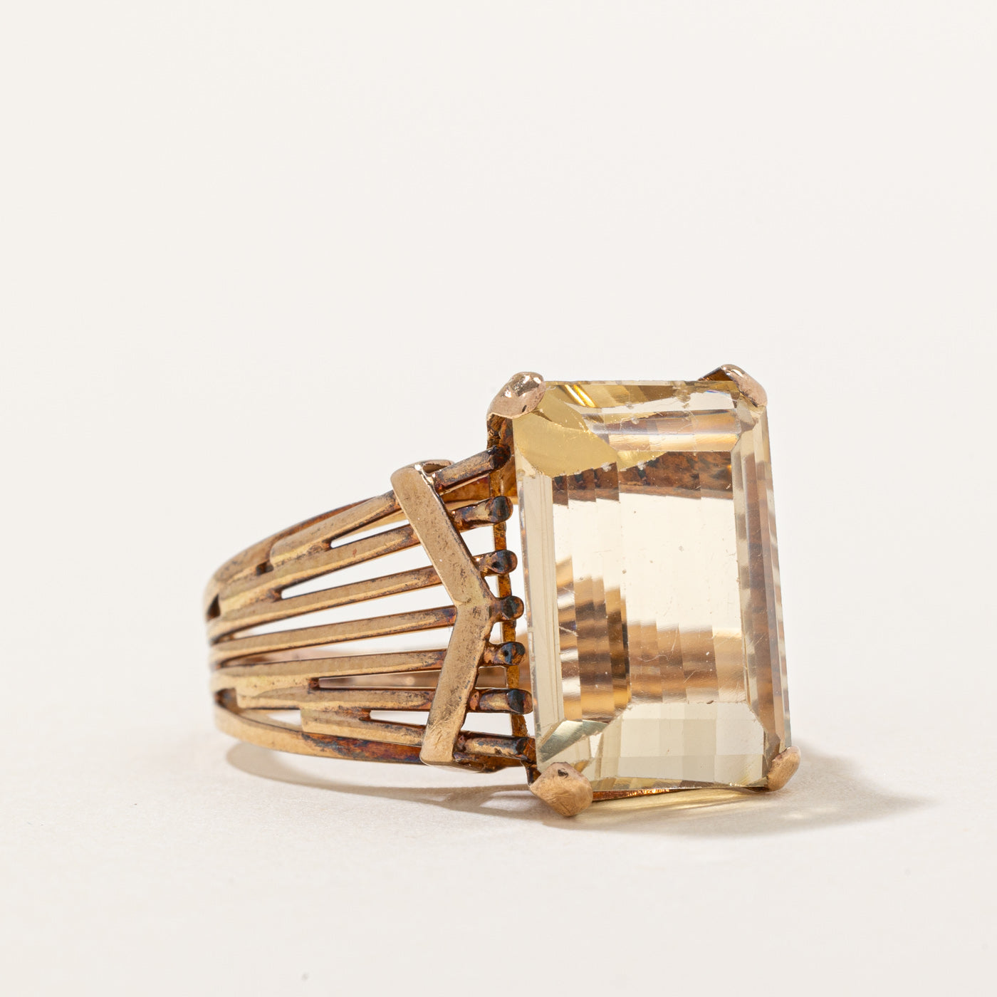 Citrine Cocktail Ring | 8.50ct | SZ 6.5 |