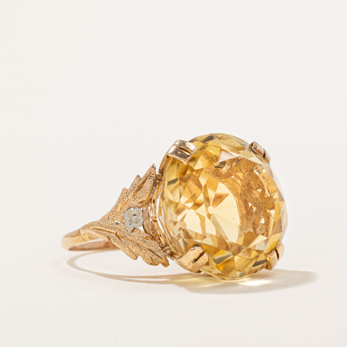 Citrine Cocktail Ring | 25.00ct | SZ 10.25 |
