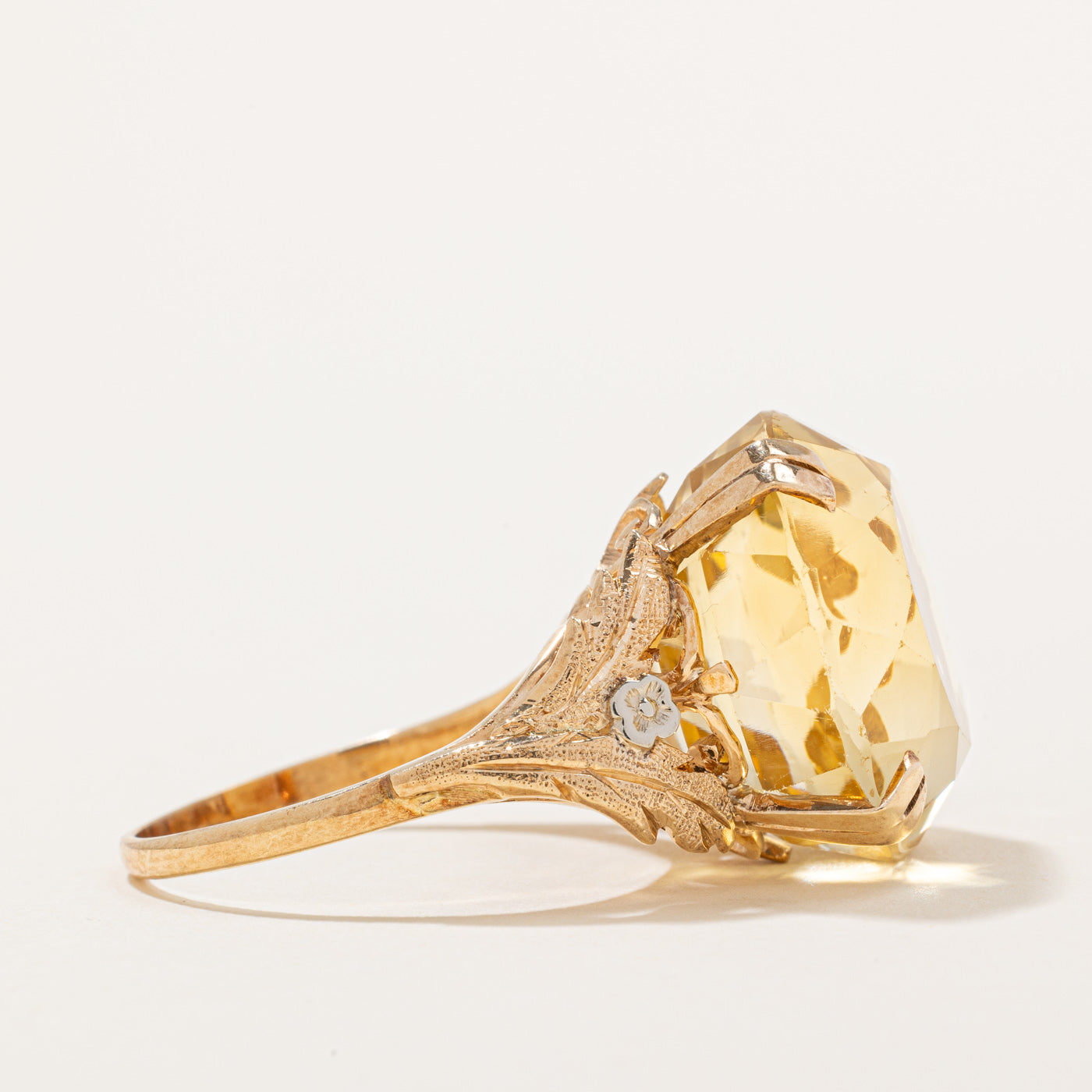 Citrine Cocktail Ring | 25.00ct | SZ 10.25 |