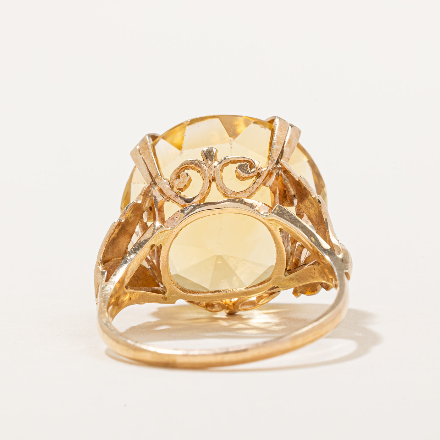 Citrine Cocktail Ring | 25.00ct | SZ 10.25 |