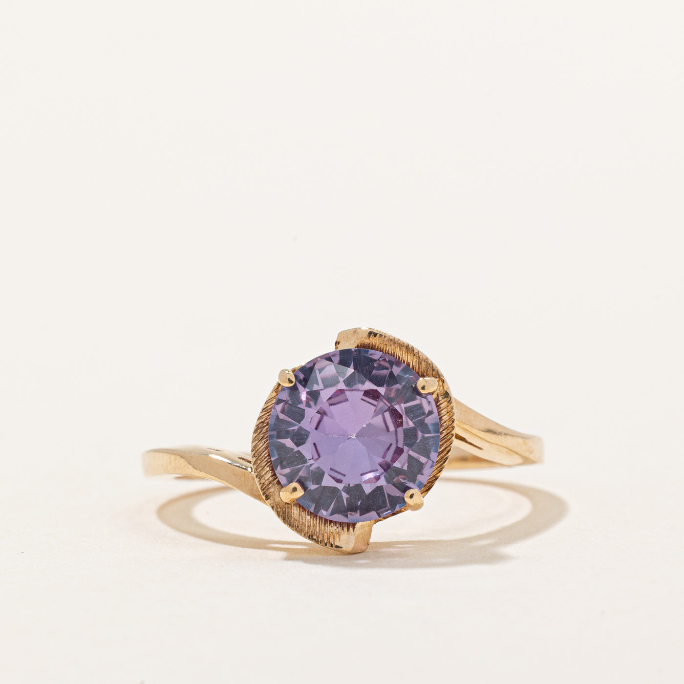 Synthetic Colour Change Sapphire Ring | 2.00ct | SZ 6.5 |