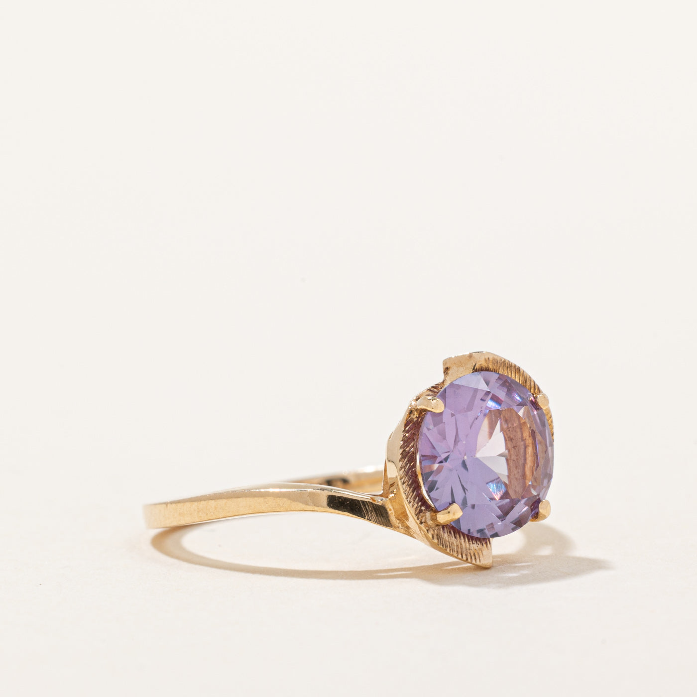 Synthetic Colour Change Sapphire Ring | 2.00ct | SZ 6.5 |