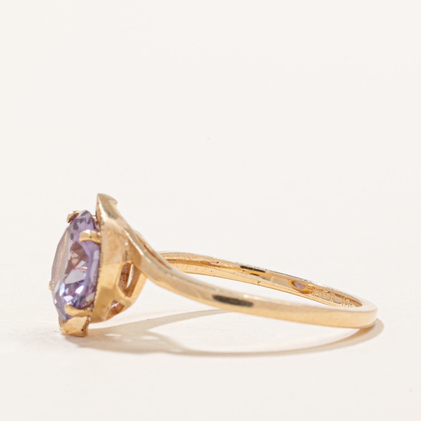Synthetic Colour Change Sapphire Ring | 2.00ct | SZ 6.5 |