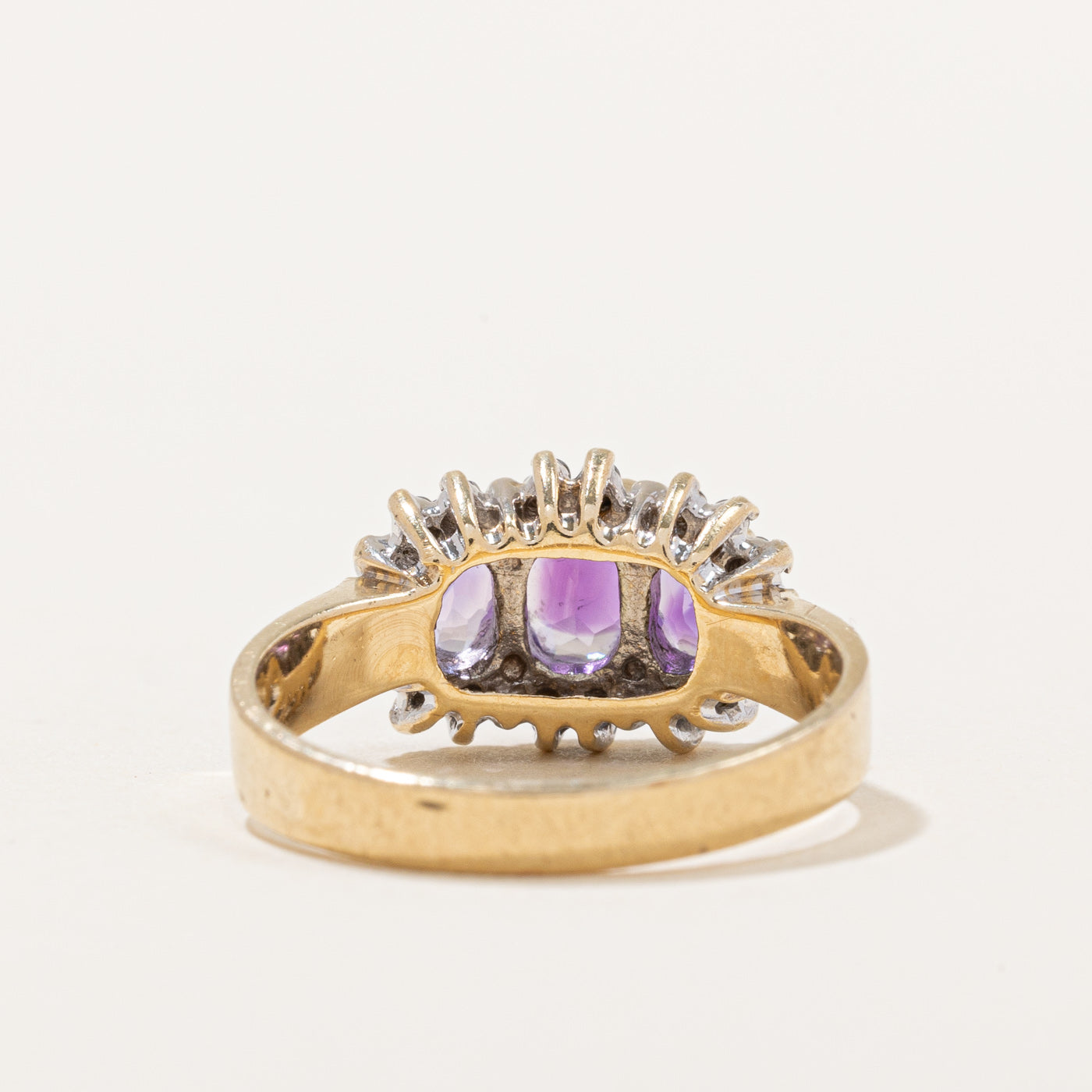 Amethyst & Diamond Ring | 0.54ctw, 0.10ctw | SZ 5.75 |