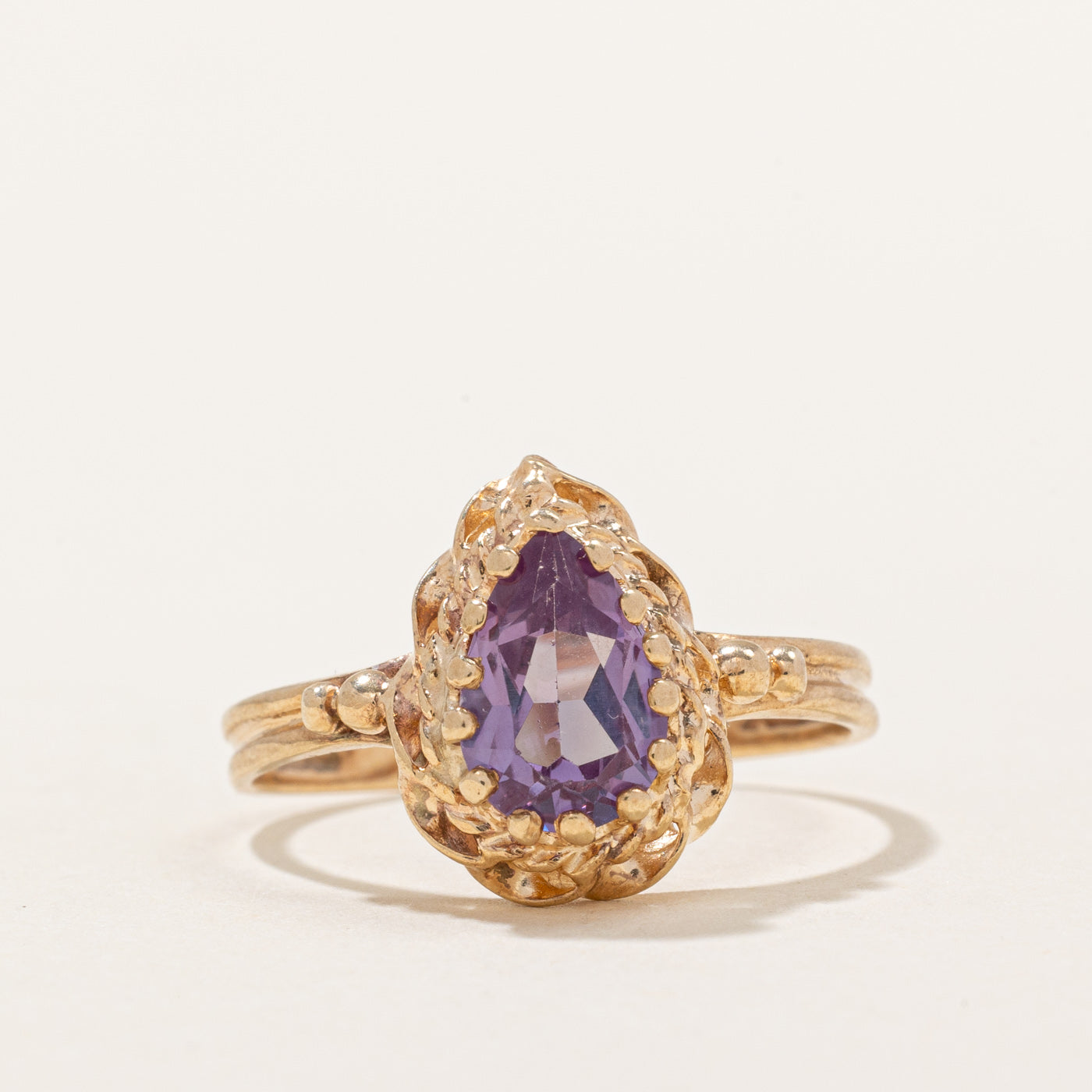 Synthetic Purple Sapphire Ring | 1.30ct | SZ 8 |