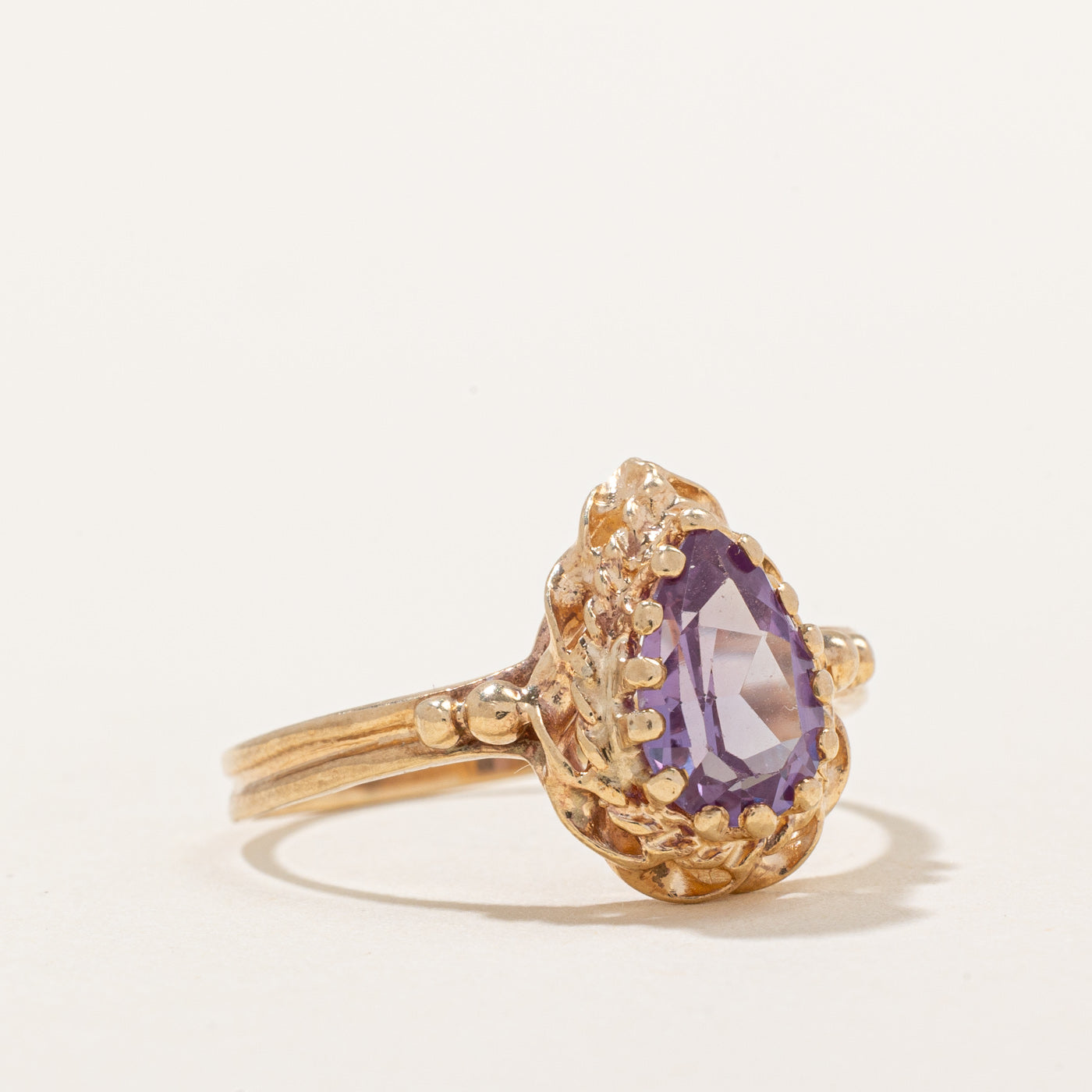 Synthetic Purple Sapphire Ring | 1.30ct | SZ 8 |
