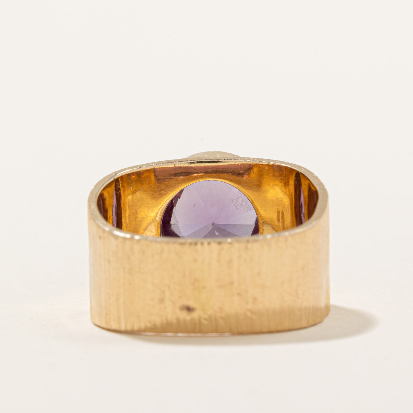 Synthetic Purple Sapphire Cocktail Ring | 4.34ct | SZ 7.5 |