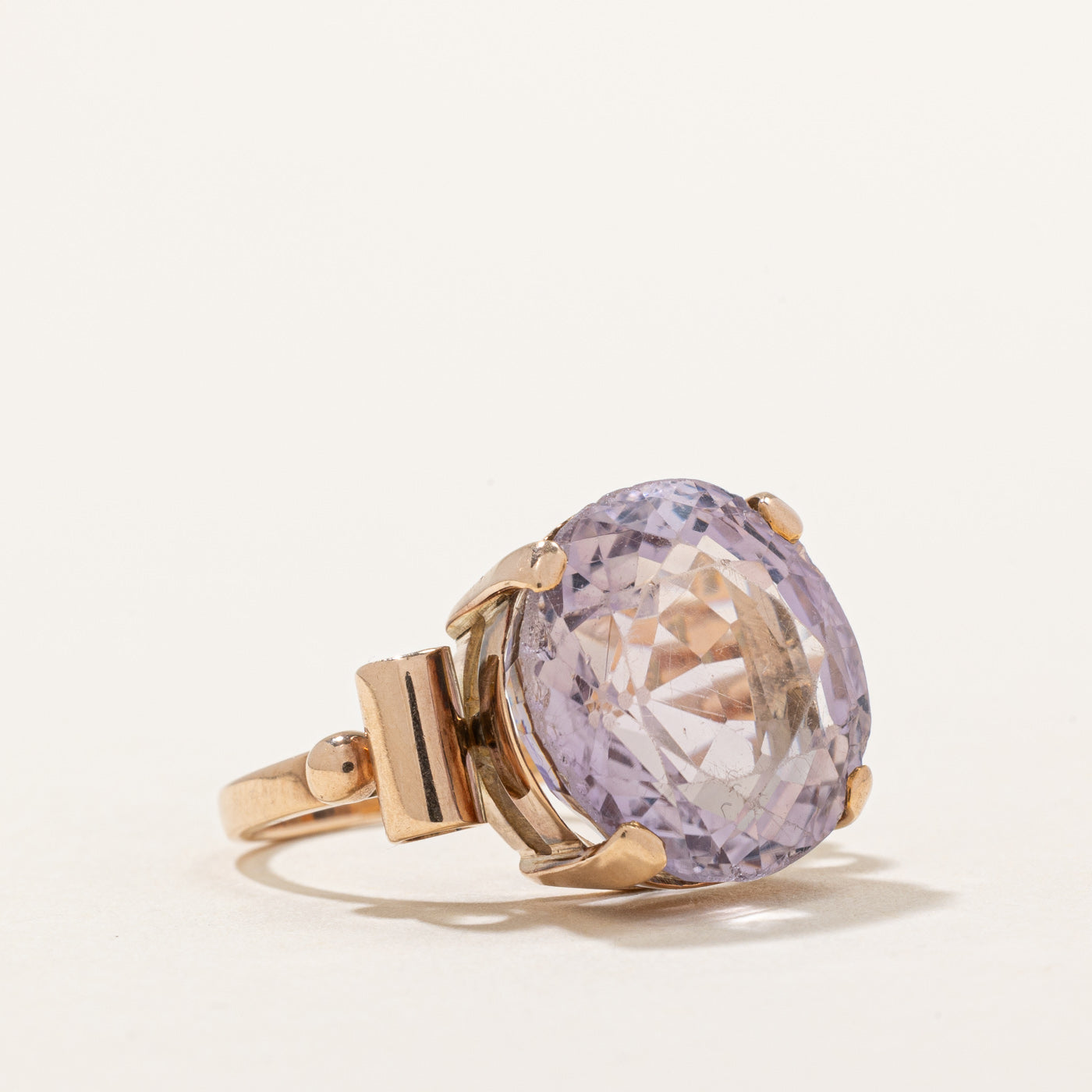 Bague cocktail Rose de France Améthyste | 8,00 ct | Taille 4,75 |