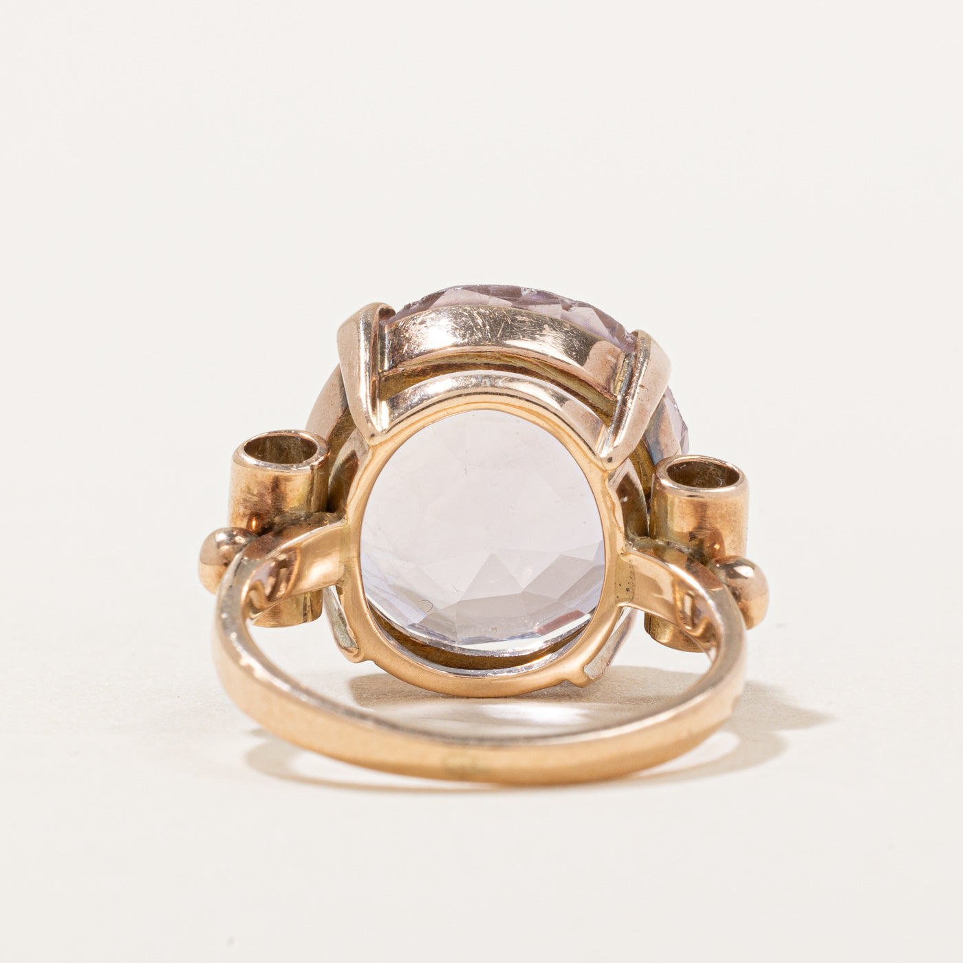 Bague cocktail Rose de France Améthyste | 8,00 ct | Taille 4,75 |