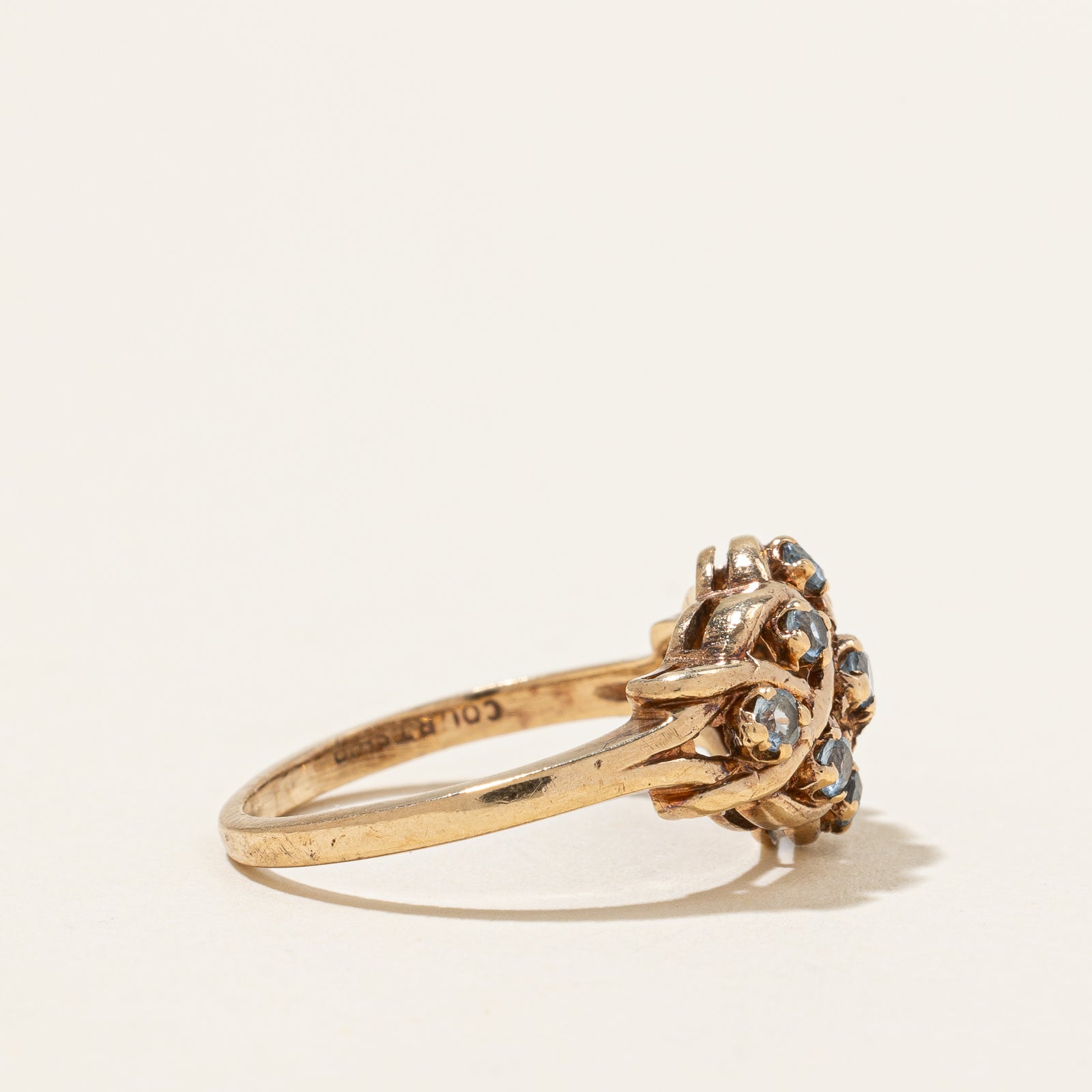 Synthetic Spinel Cluster Ring | 0.30ctw | SZ 5.75 |