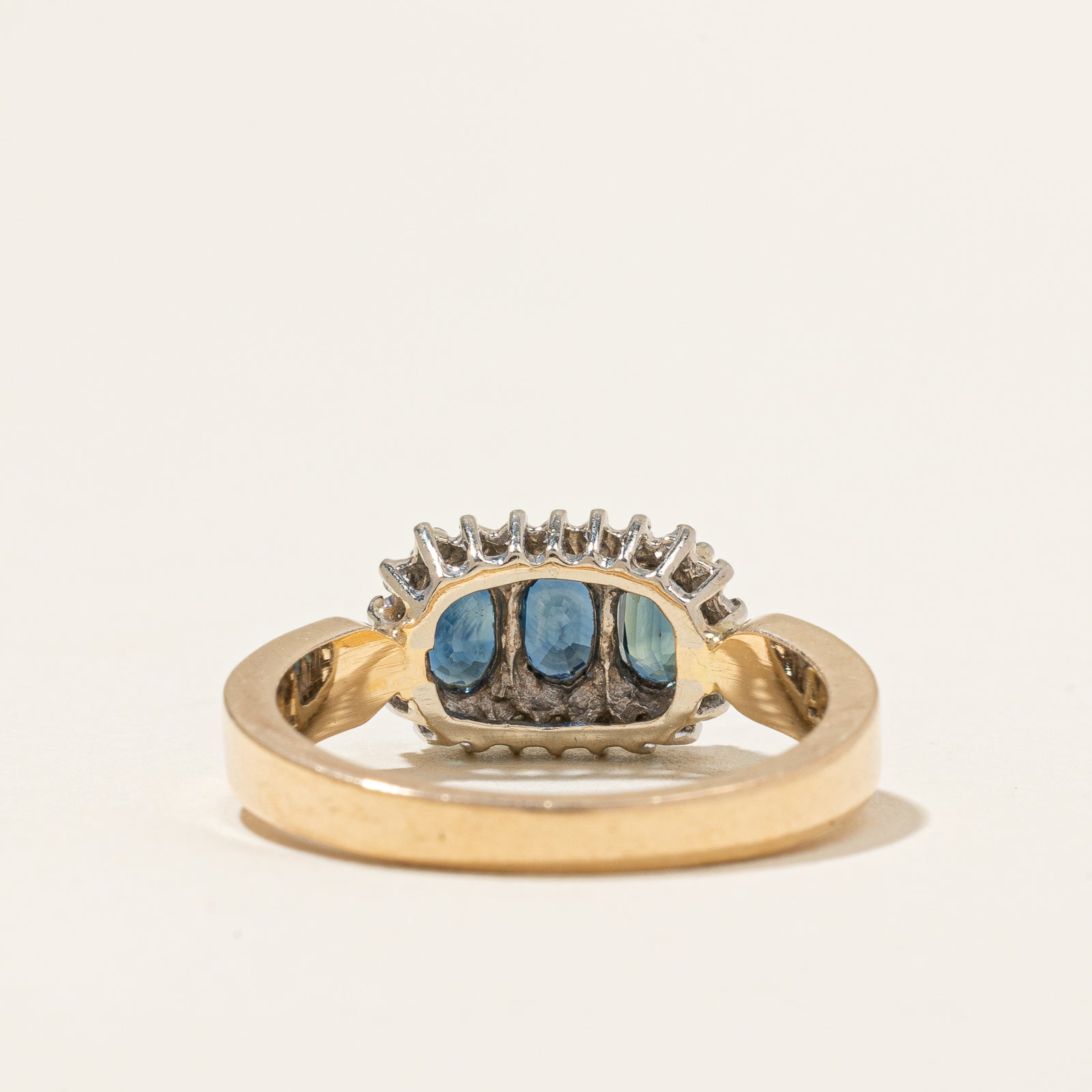 Blue Sapphire & Diamond Ring | 0.75ctw, 0.11ctw | SZ 7.75 |