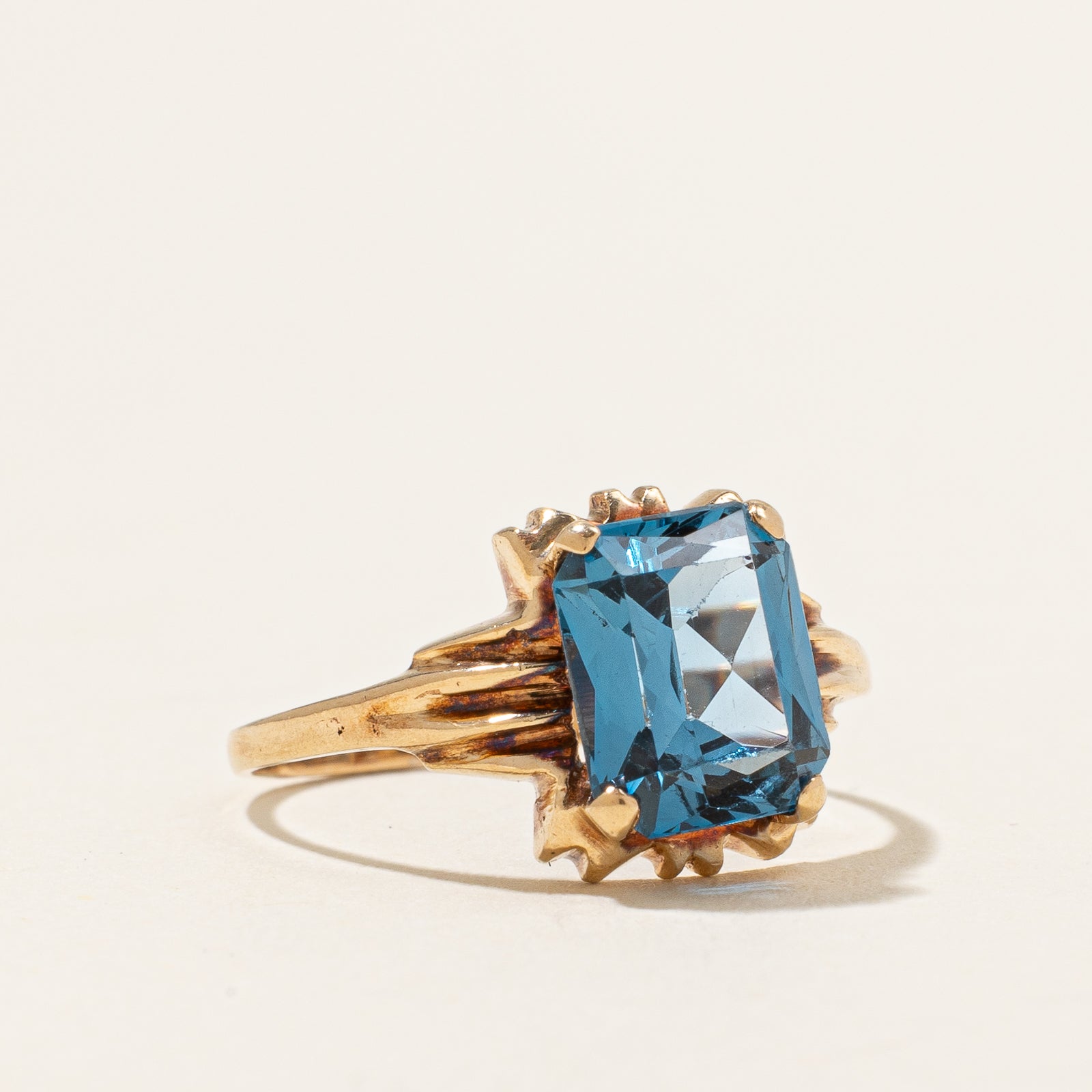 Synthetic Spinel Cocktail Ring | 2.20ct | SZ 4.5 |