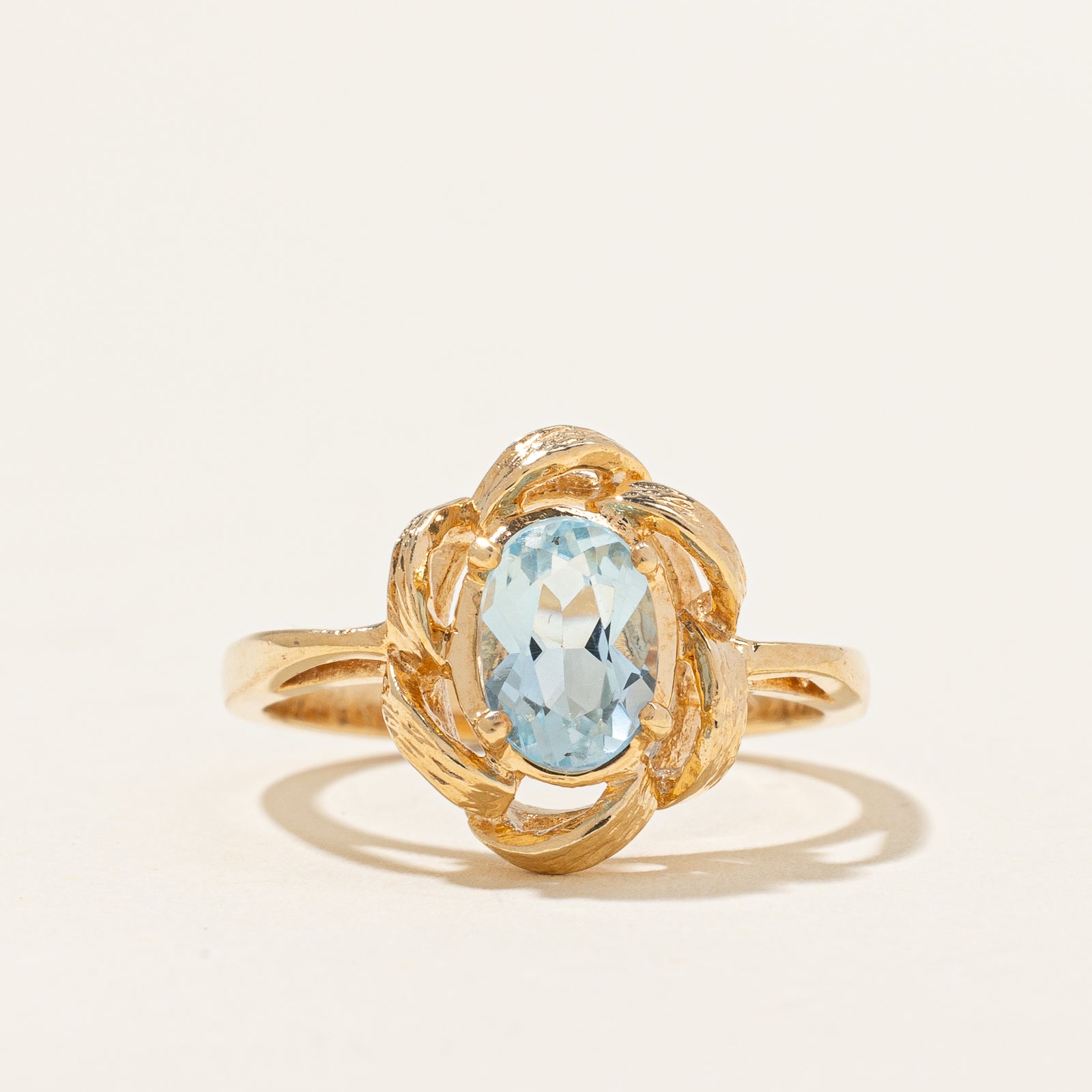 Aquamarine Cocktail Ring | 0.60ct | SZ 6 |
