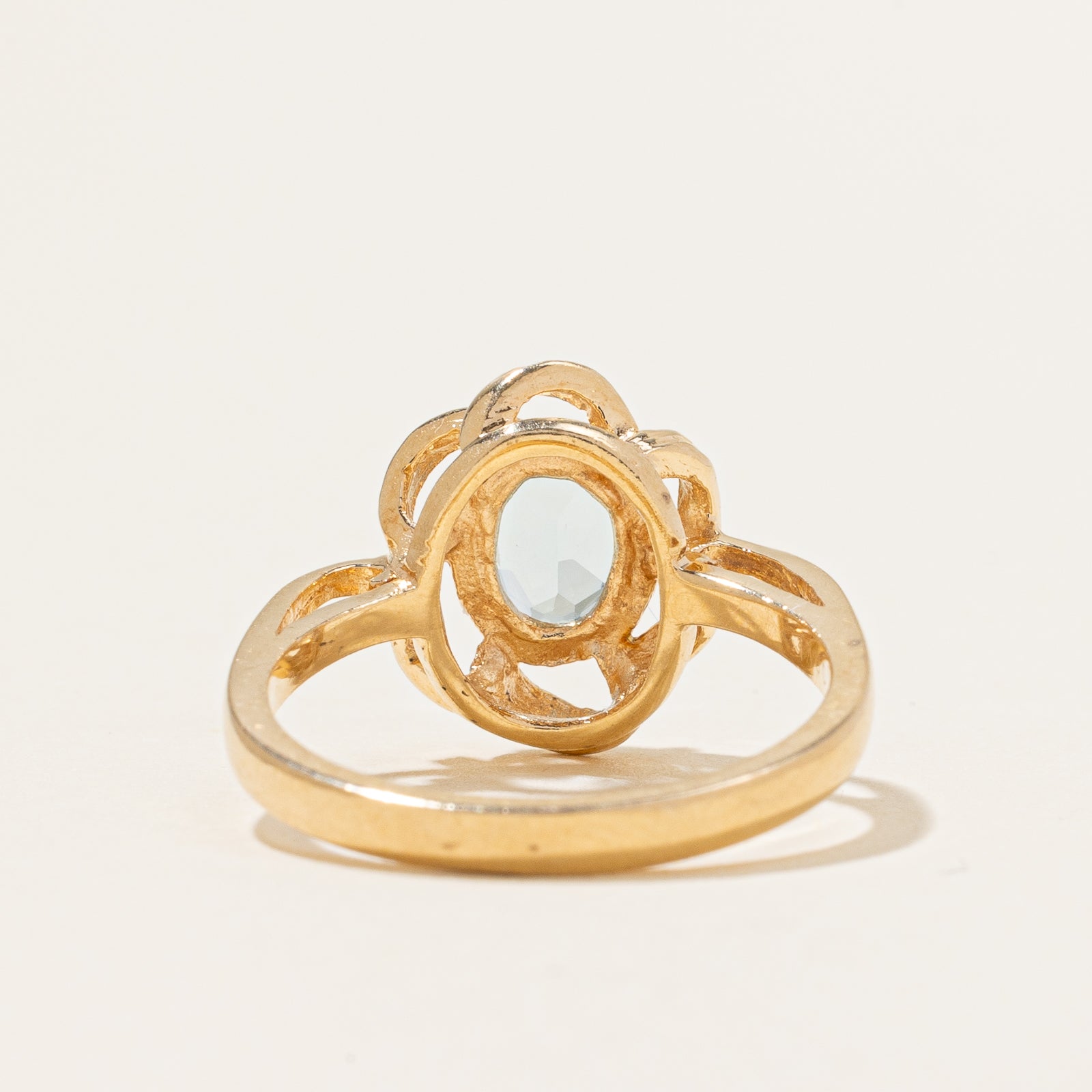 Aquamarine Cocktail Ring | 0.60ct | SZ 6 |