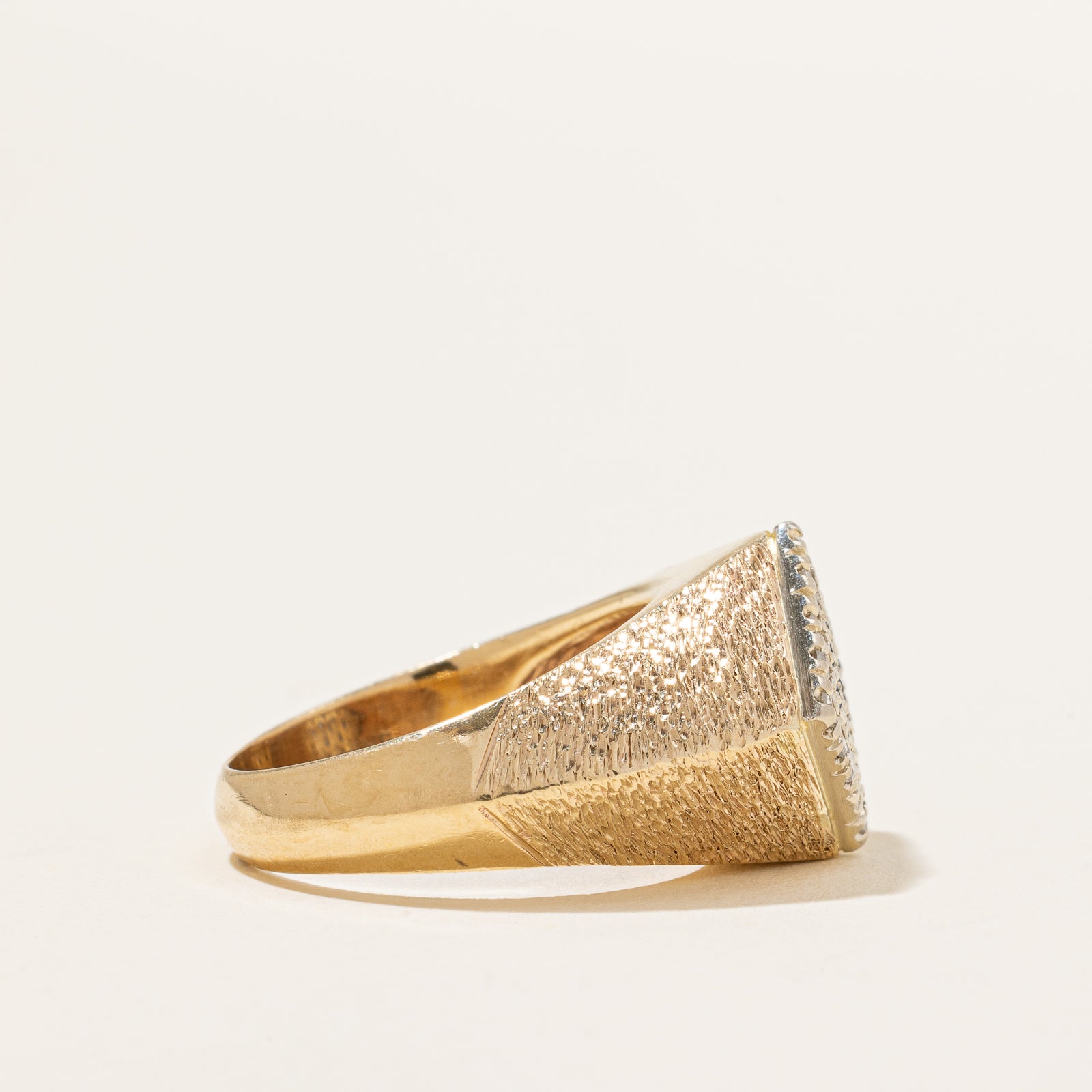 Blue Sapphire & Diamond Cocktail Ring | 0.30ctw, 0.12ctw | SZ 7.25 |