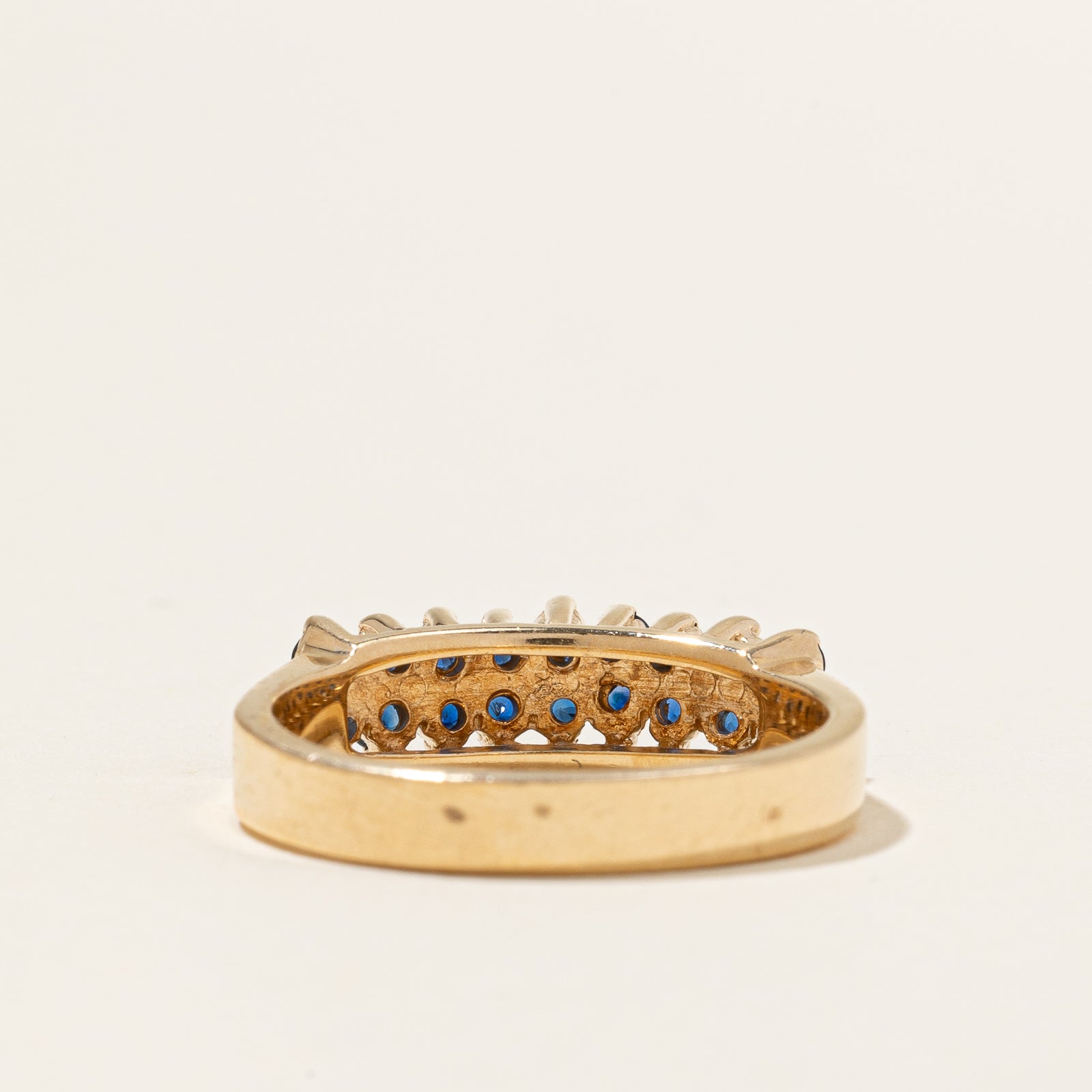 Double Row Sapphire Ring | 0.54ctw | SZ 7.75 |