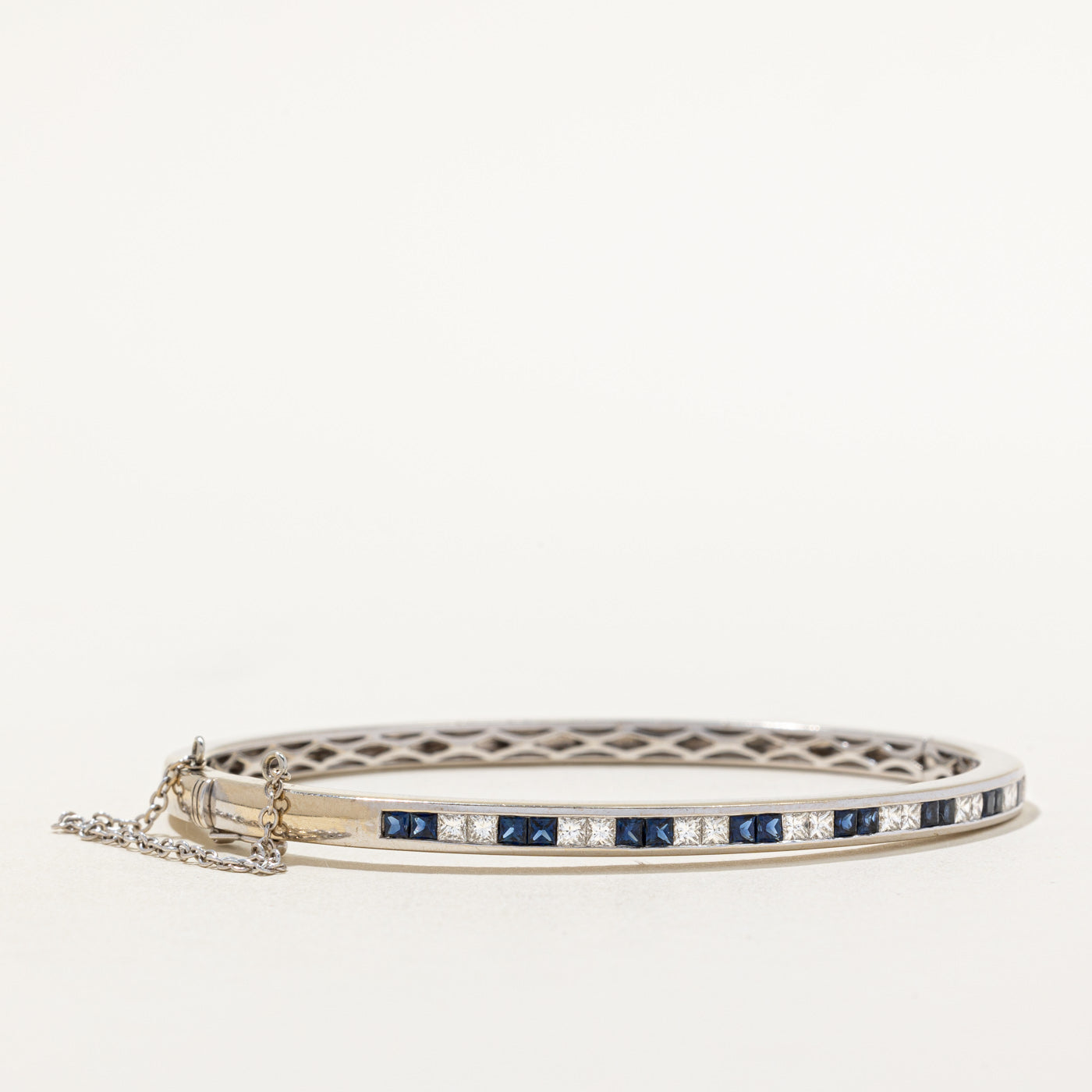 Bracelet Birks en saphirs et diamants | 0,75 ct, 0,66 ct | 7,5" |
