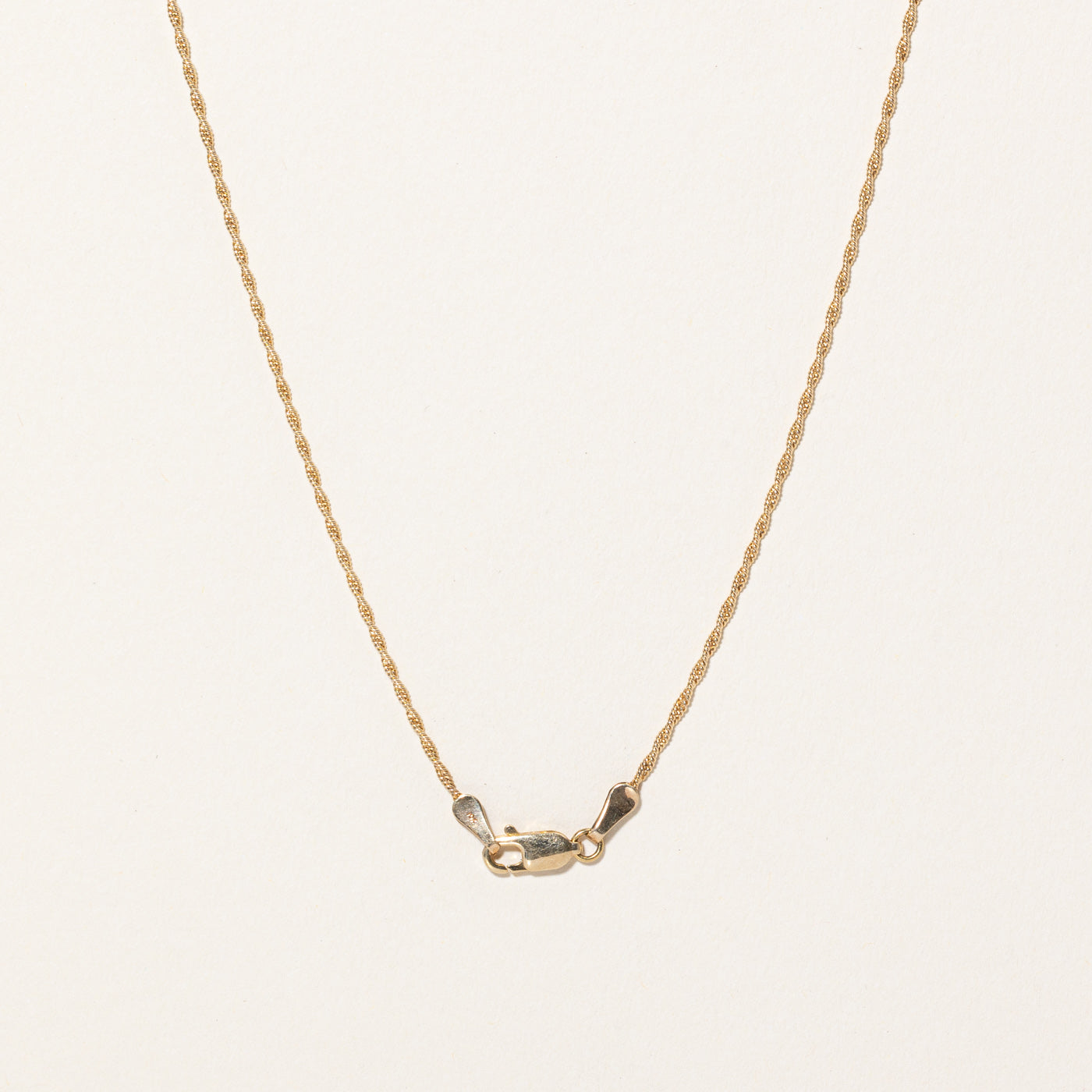 Sapphire & Diamond Scoop Pendant Necklace | 0.50ctw, 0.08ctw | 16" |