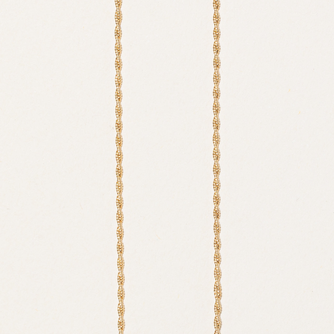 Sapphire & Diamond Scoop Pendant Necklace | 0.50ctw, 0.08ctw | 16" |