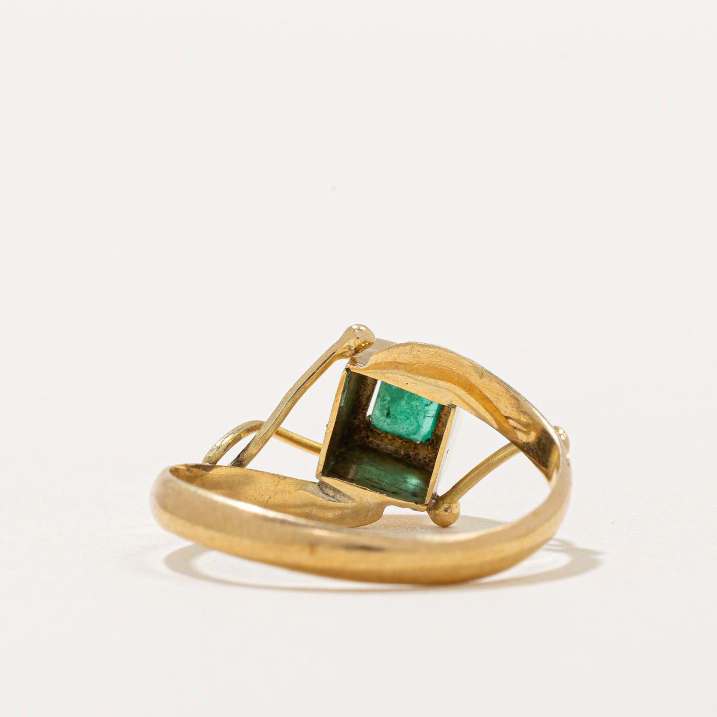 Emerald Cube Ring | 0.14ct | SZ 6.25 |