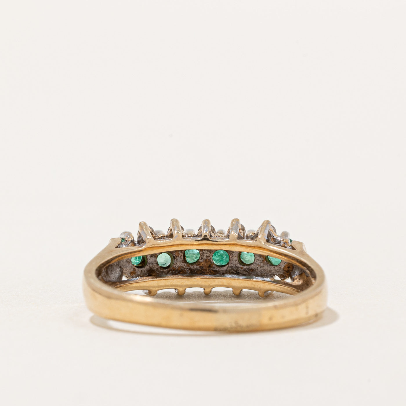 Emerald & Diamond Ring | 0.33ctw, 0.05ctw | SZ 6.75 |