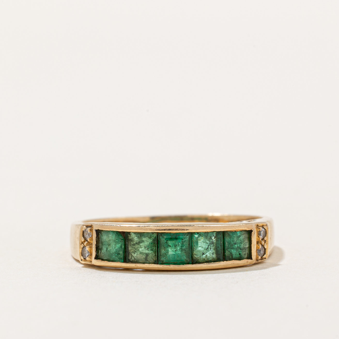 Square Cut Emerald Ring | 0.60ctw | SZ 7.5 |