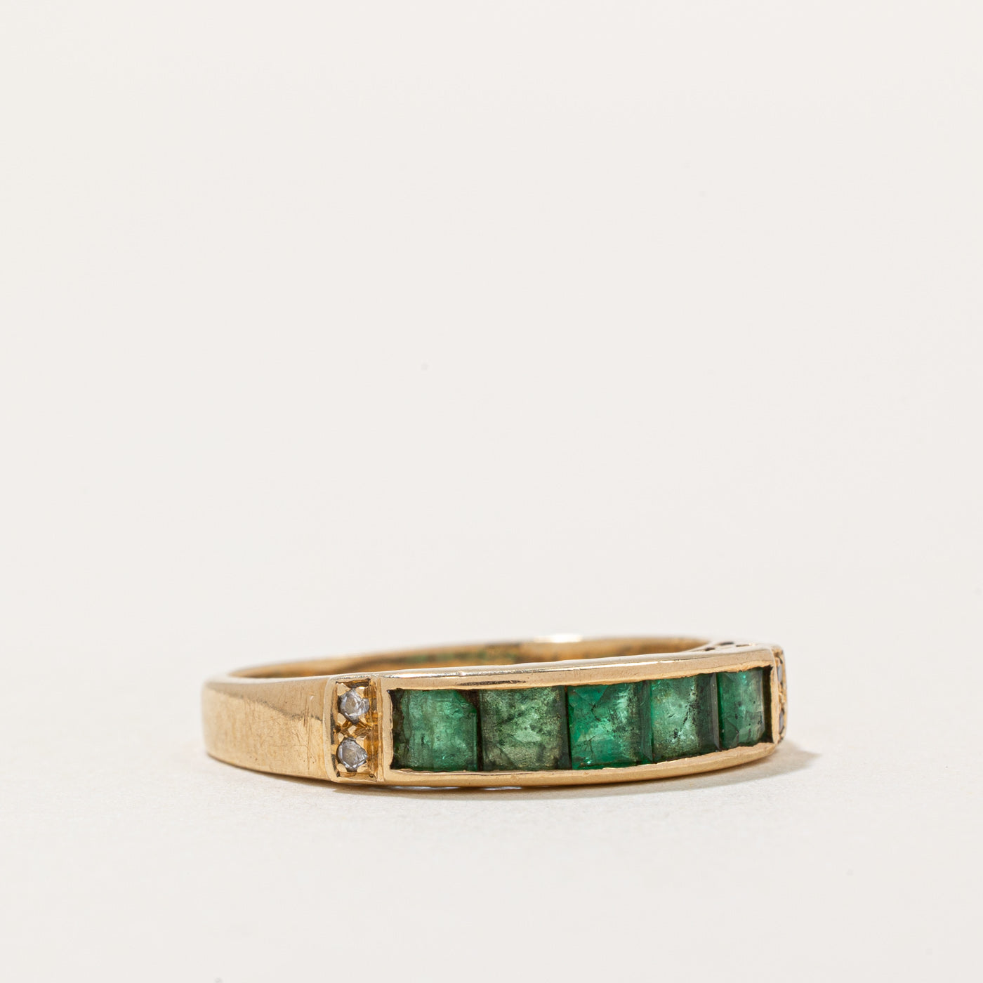 Square Cut Emerald Ring | 0.60ctw | SZ 7.5 |