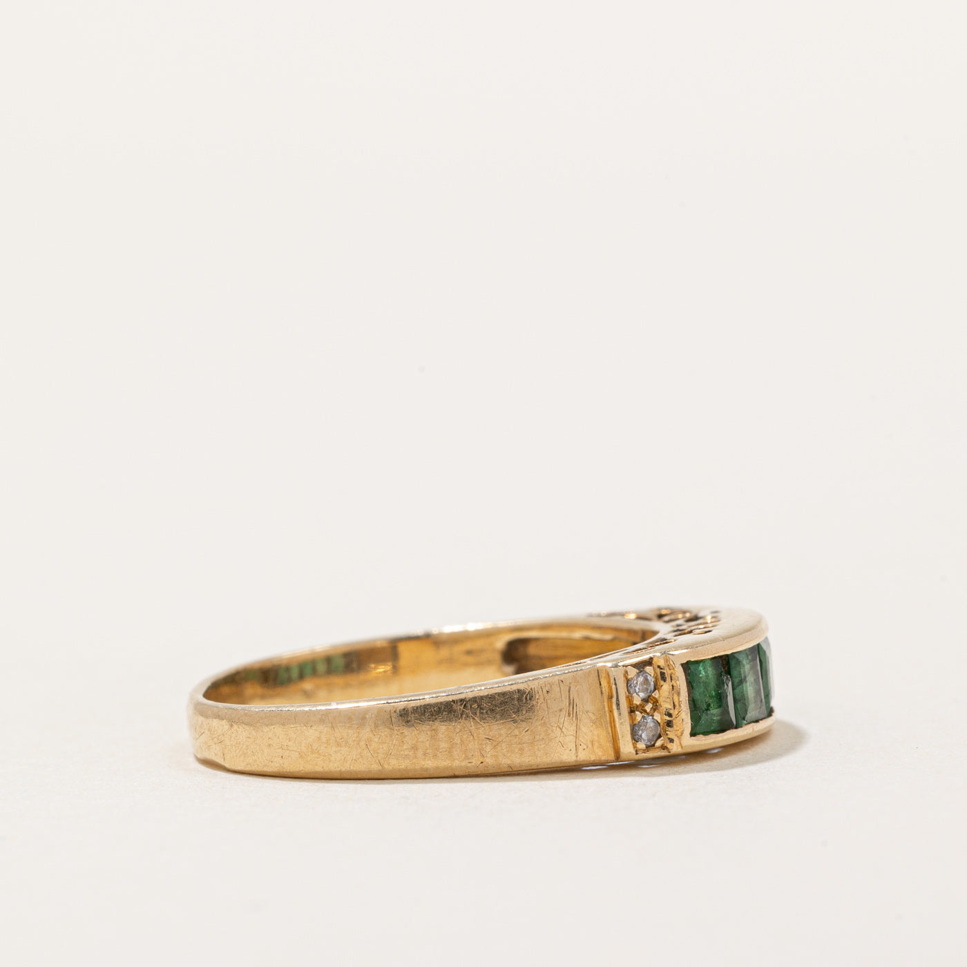 Square Cut Emerald Ring | 0.60ctw | SZ 7.5 |