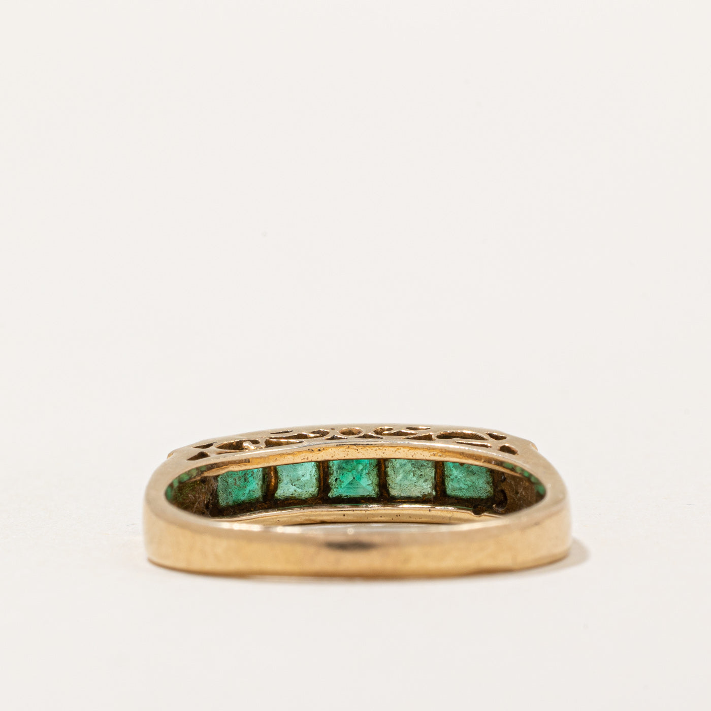 Square Cut Emerald Ring | 0.60ctw | SZ 7.5 |