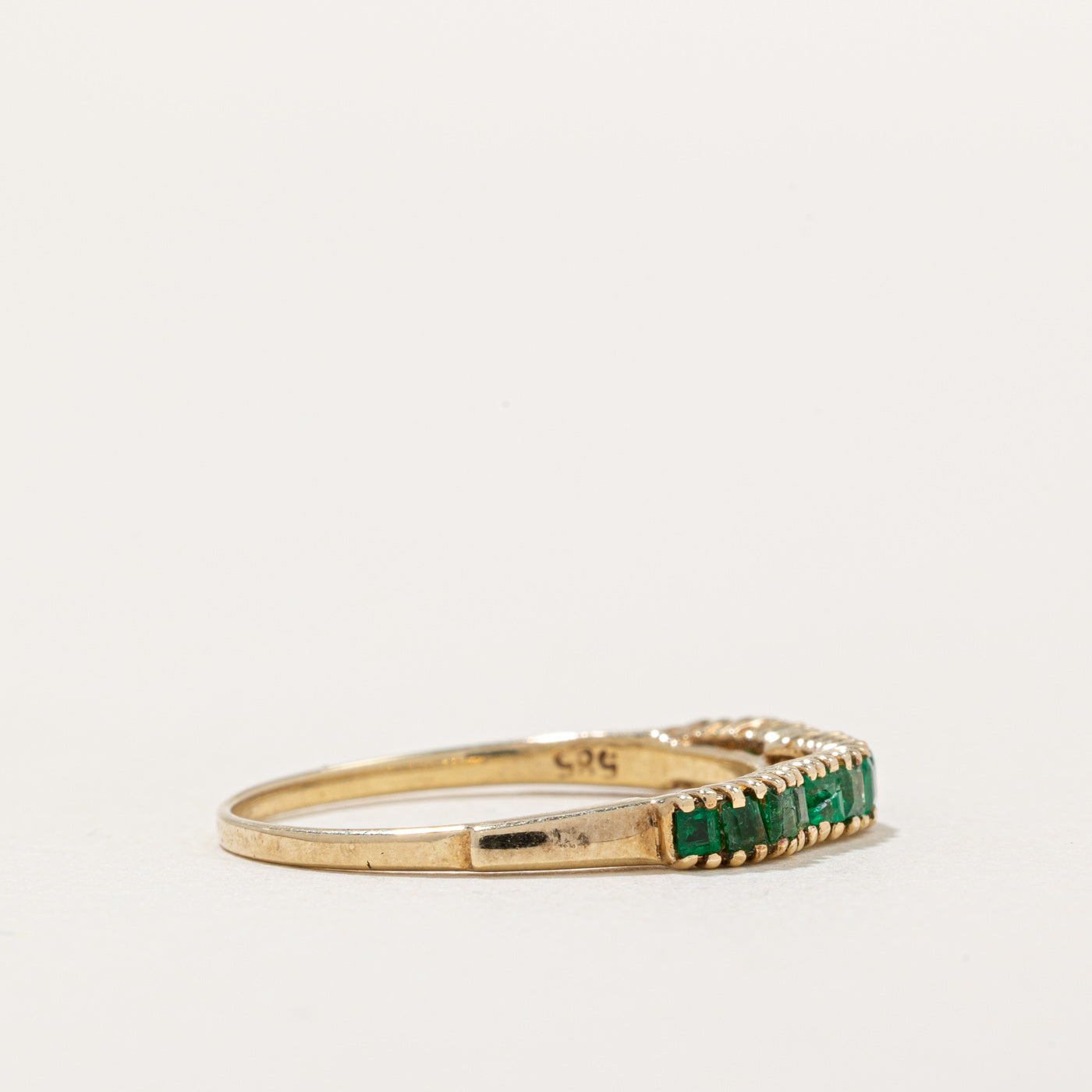 Bague Vague Émeraude | 0,22 ct | Taille 7,25 |