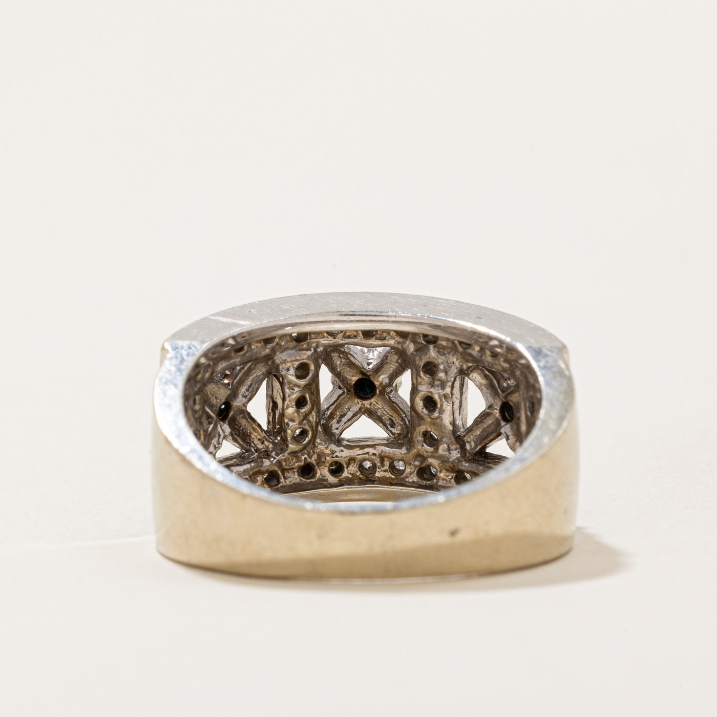 Black & White Diamond Cocktail Ring | 0.09ctw, 0.32ctw | SZ 6.5 |