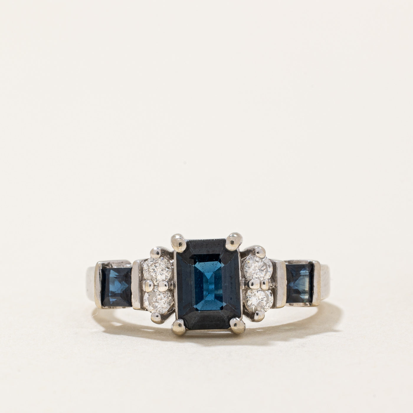 Sapphire & Diamond Ring | 1.25ctw, 0.16ctw | SZ 5.75 |