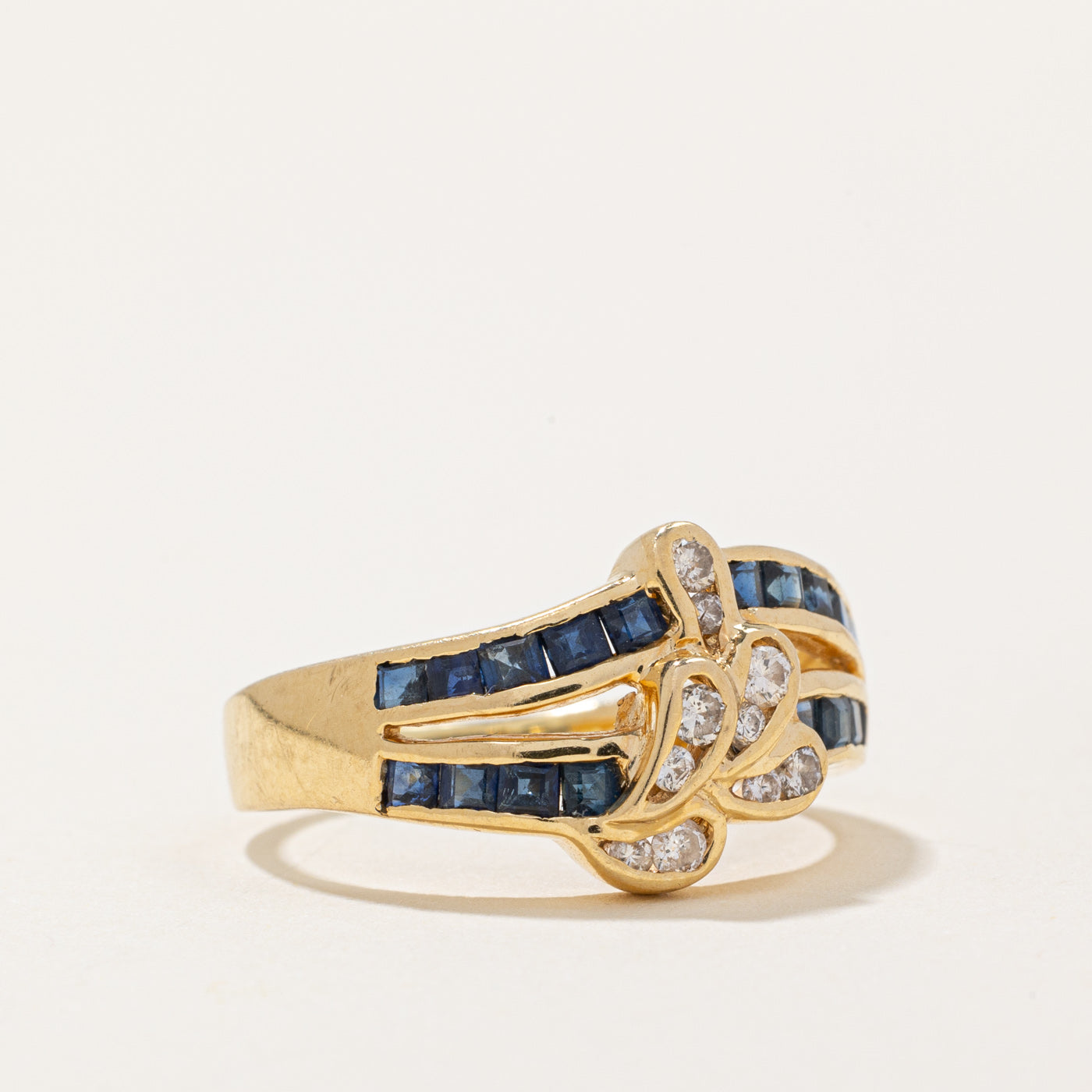 Sapphire & Diamond Ring | 0.26ctw, 0.15ctw | SZ 6.75 |