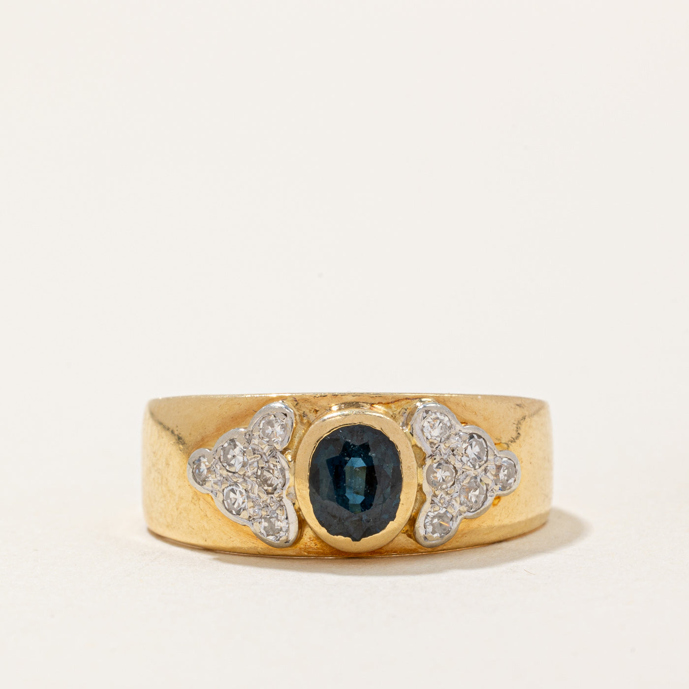 Sapphire & Diamond Ring | 0.40ct, 0.10ctw | SZ 6.25 |