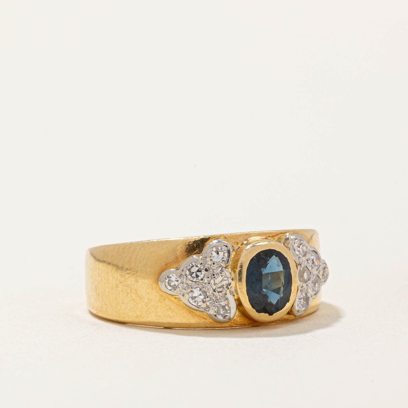 Sapphire & Diamond Ring | 0.40ct, 0.10ctw | SZ 6.25 |