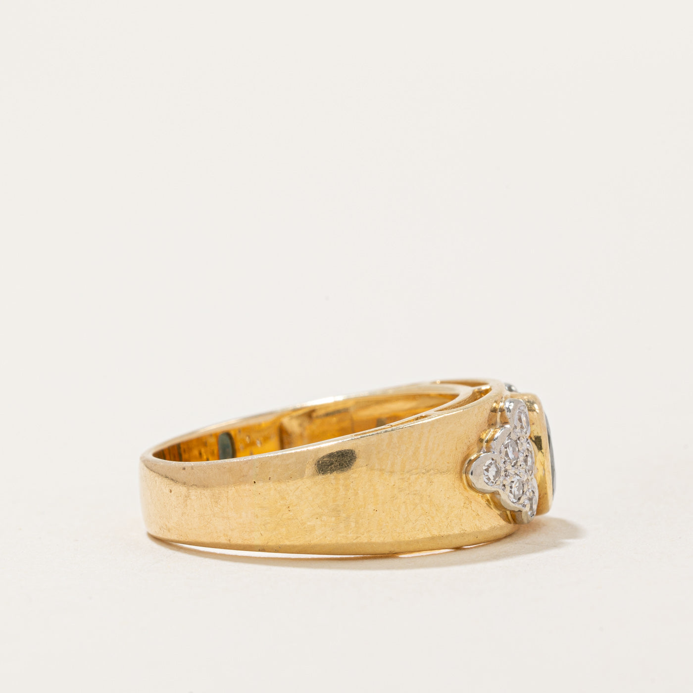 Sapphire & Diamond Ring | 0.40ct, 0.10ctw | SZ 6.25 |