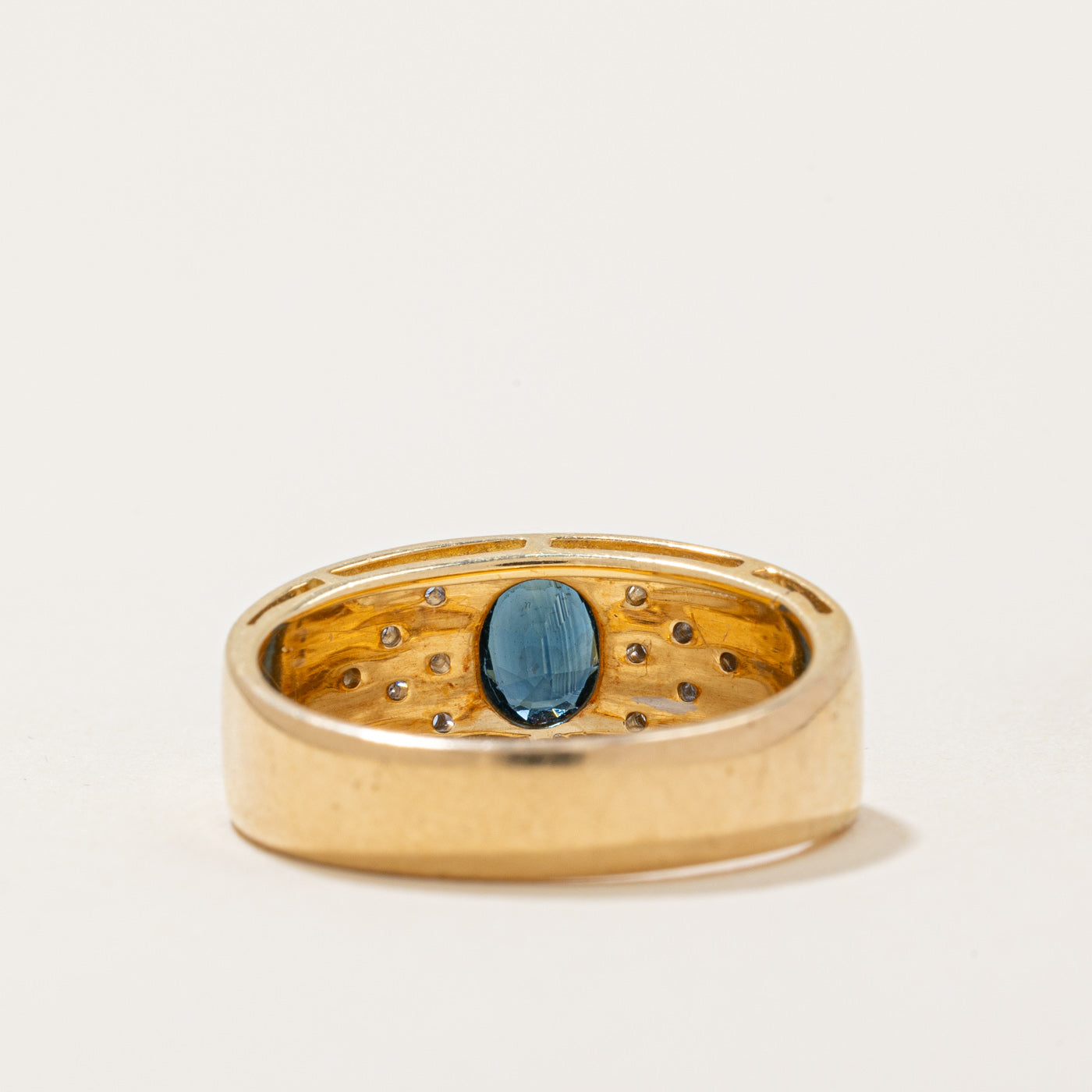 Sapphire & Diamond Ring | 0.40ct, 0.10ctw | SZ 6.25 |
