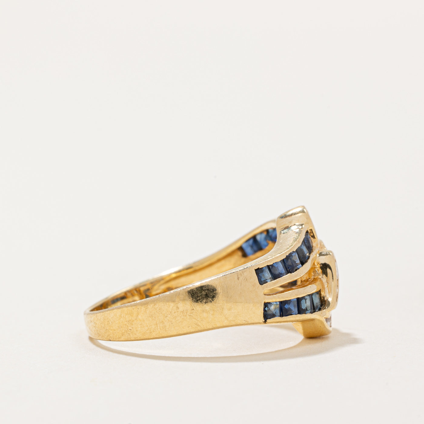 Sapphire & Diamond Ring | 0.26ctw, 0.15ctw | SZ 6.75 |