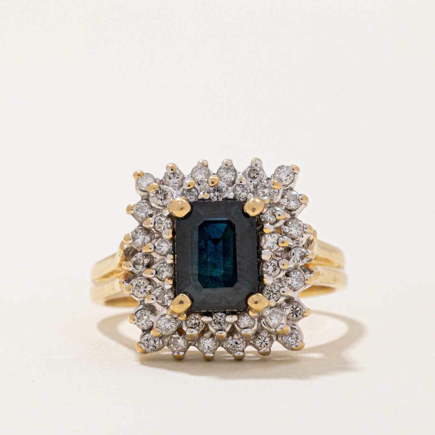Sapphire & Diamond Cocktail Ring | 1.80ct, 0.42ctw | SZ 7.5 |