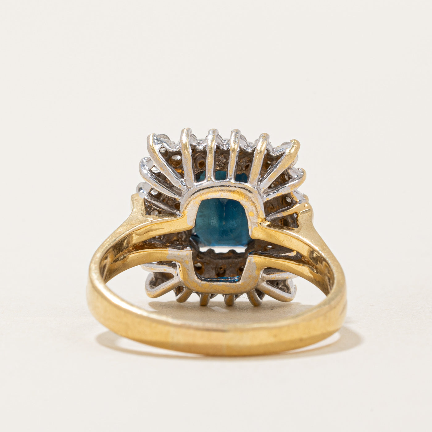 Sapphire & Diamond Cocktail Ring | 1.80ct, 0.42ctw | SZ 7.5 |
